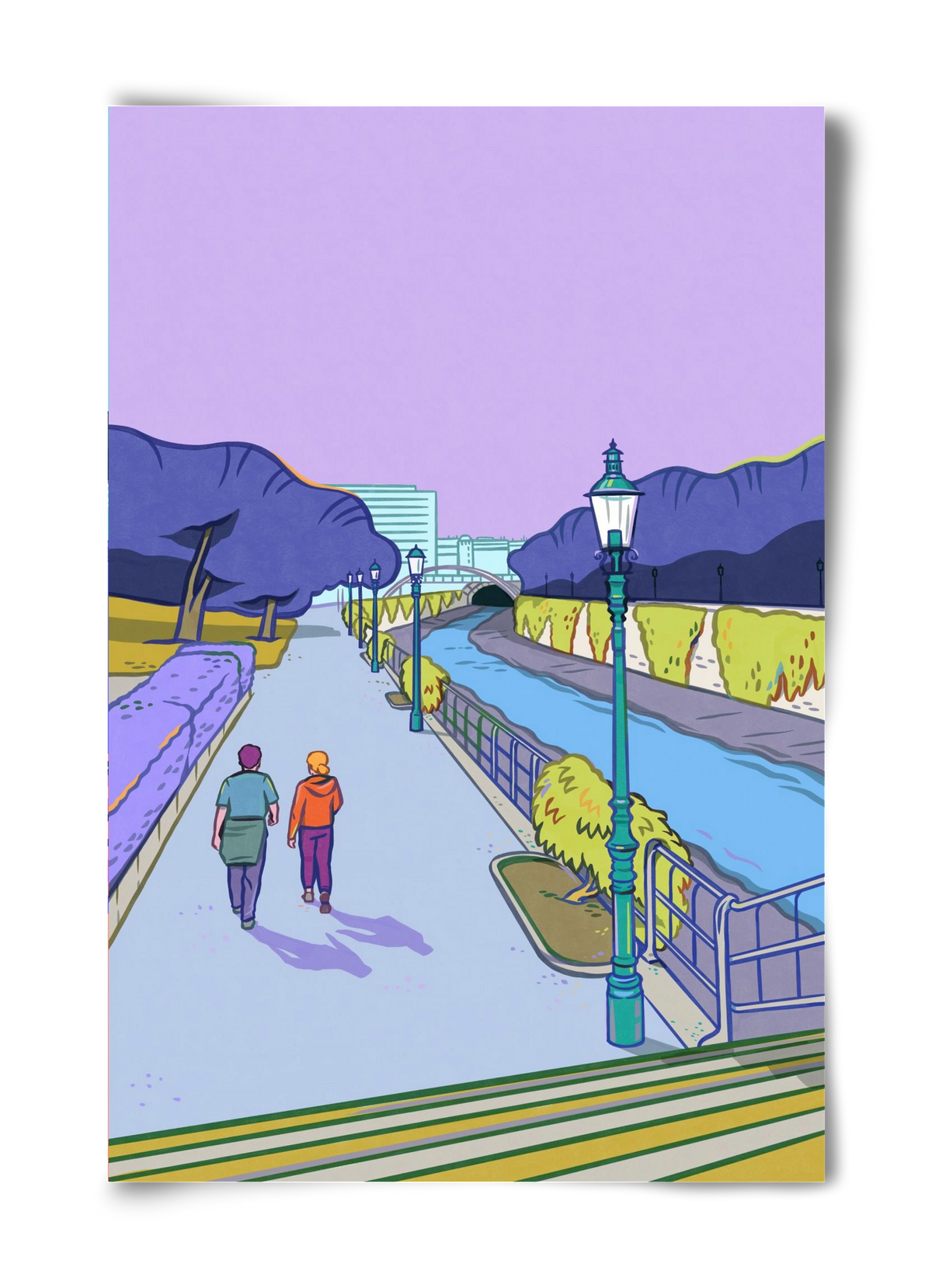 Stadtpark - Wien, 40x60 cm, Keret nélkül