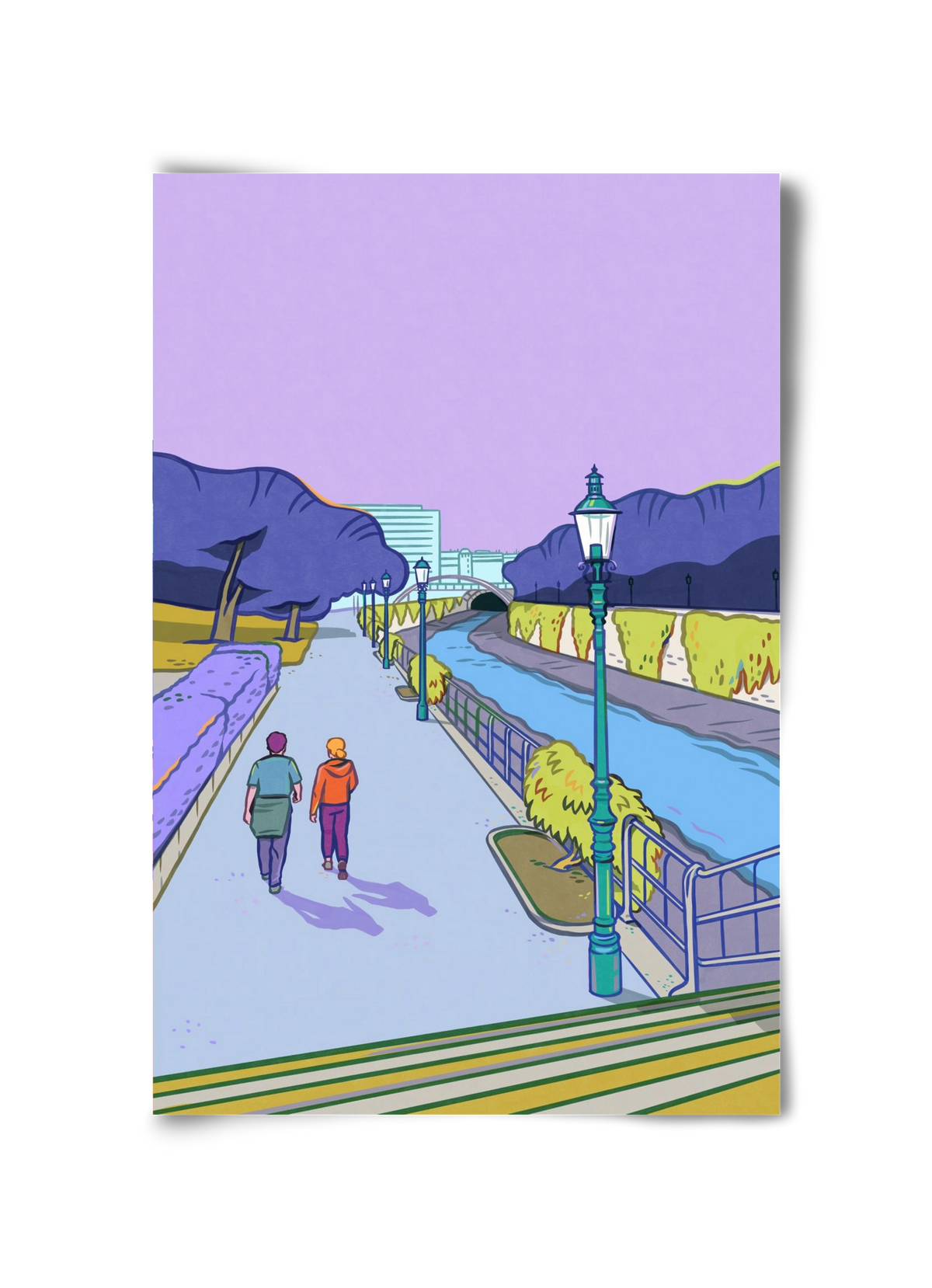 Stadtpark - Wien, 30x45 cm, Keret nélkül