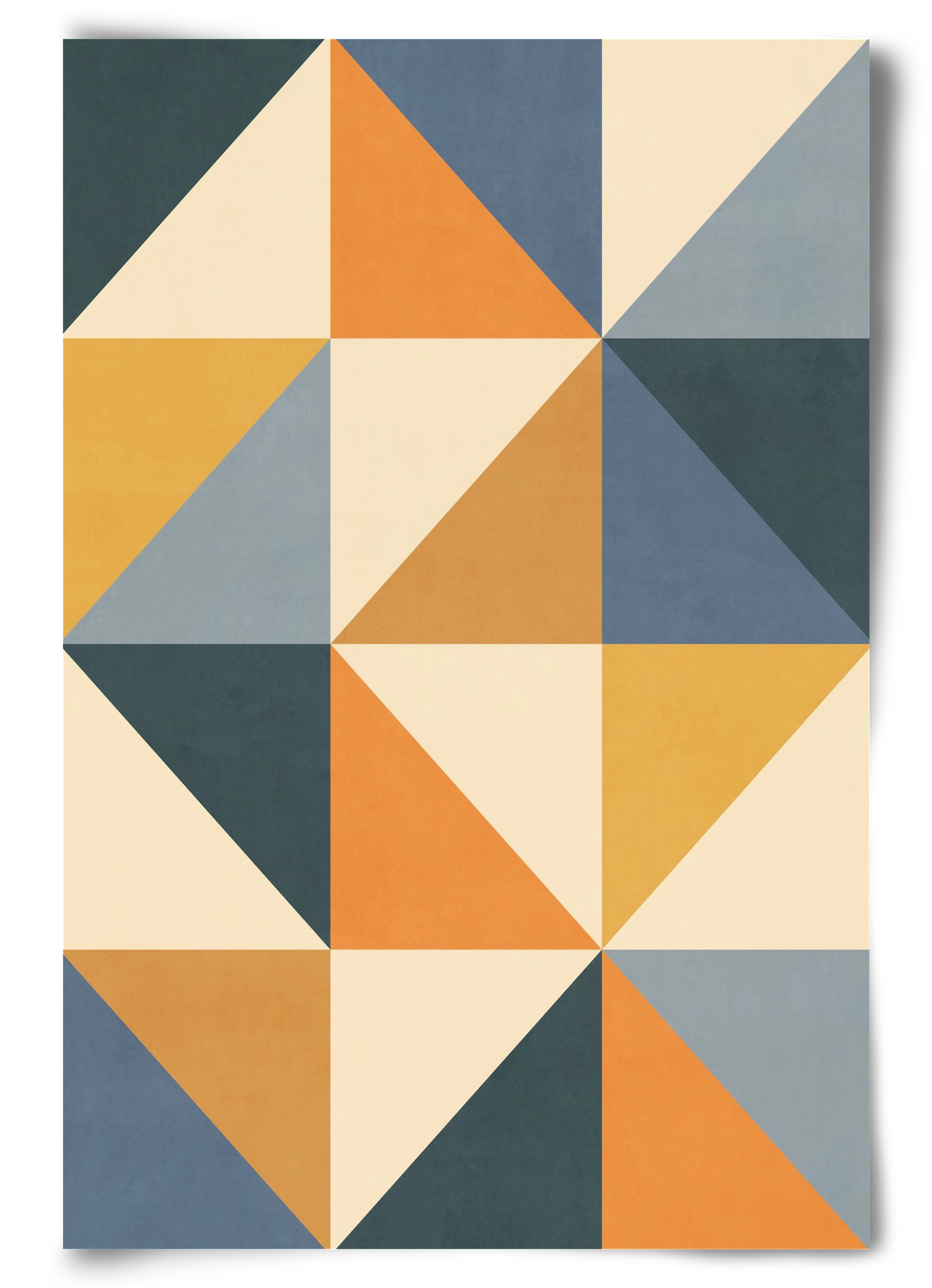 Triangle Composition 01, 60x90 cm, Keret nélkül