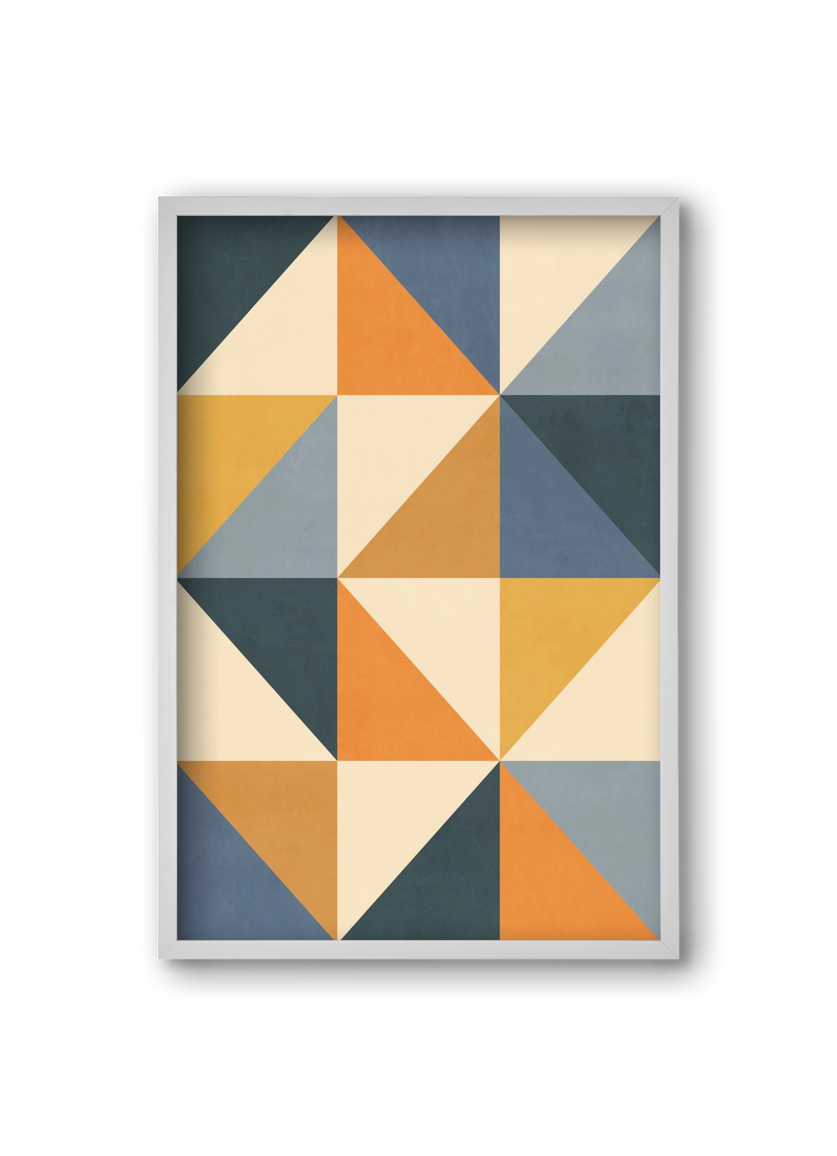 Triangle Composition 01, 20x30 cm (20x30 cm), Fehér keret