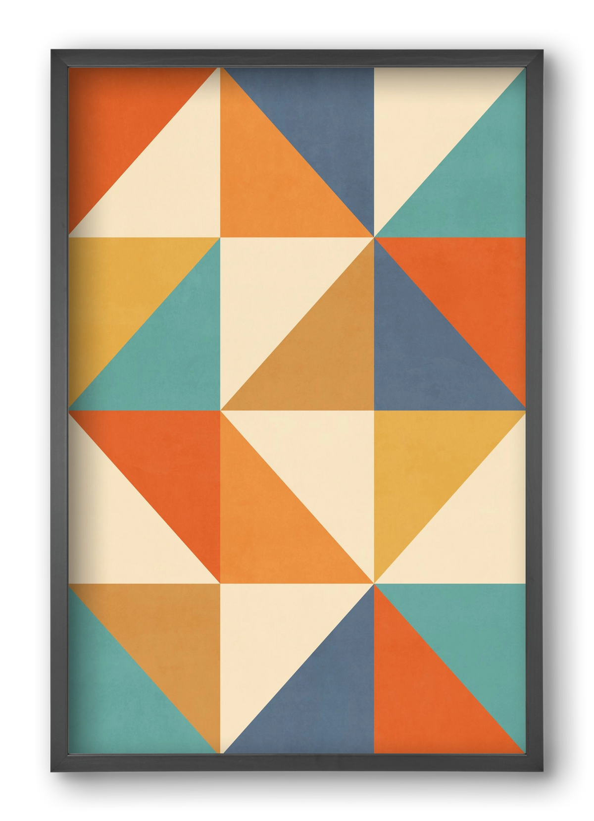 Triangle Composition 02, 40x60 cm (40x60 cm), Fekete keret
