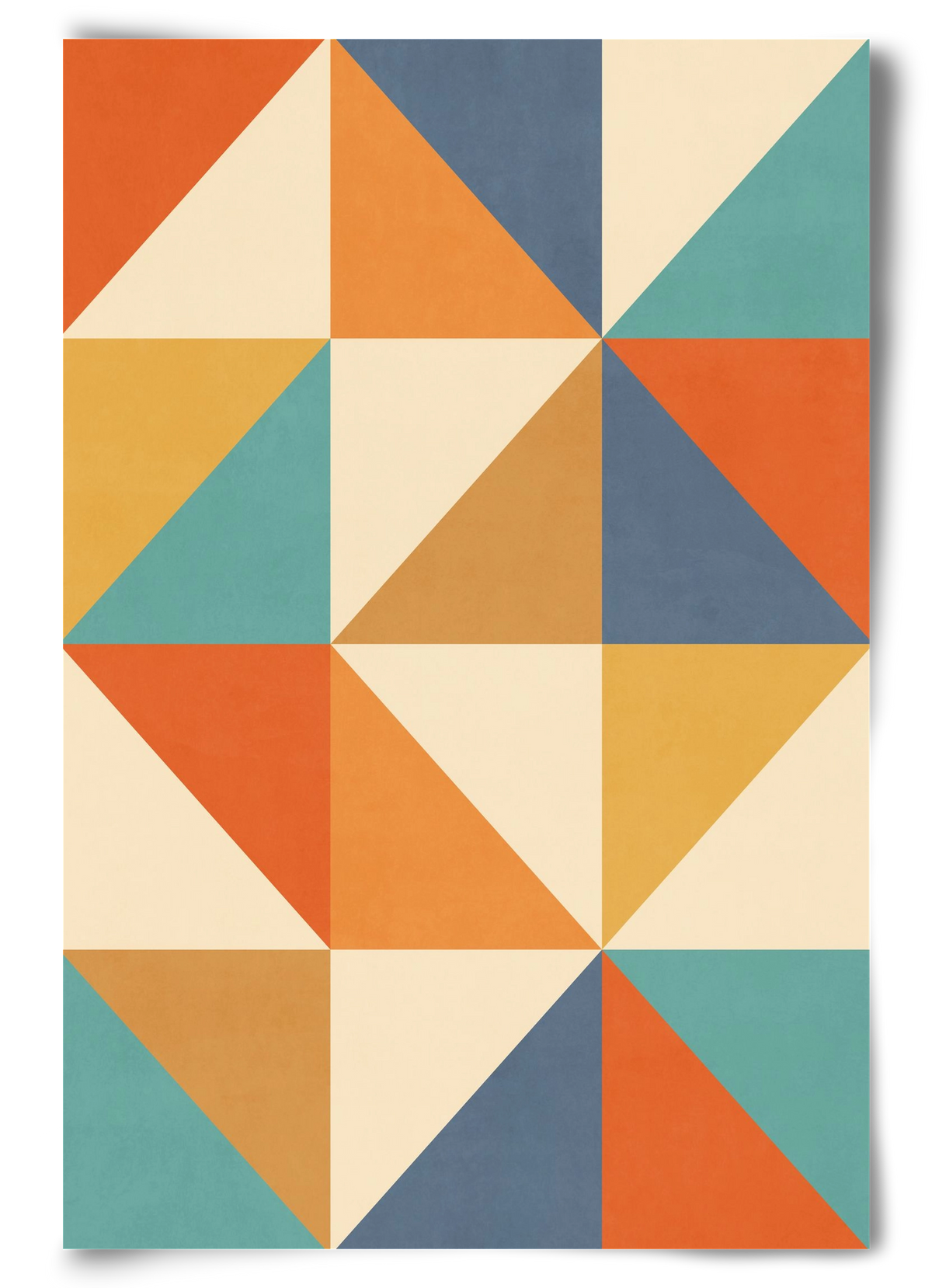 Triangle Composition 02, 60x90 cm, Keret nélkül