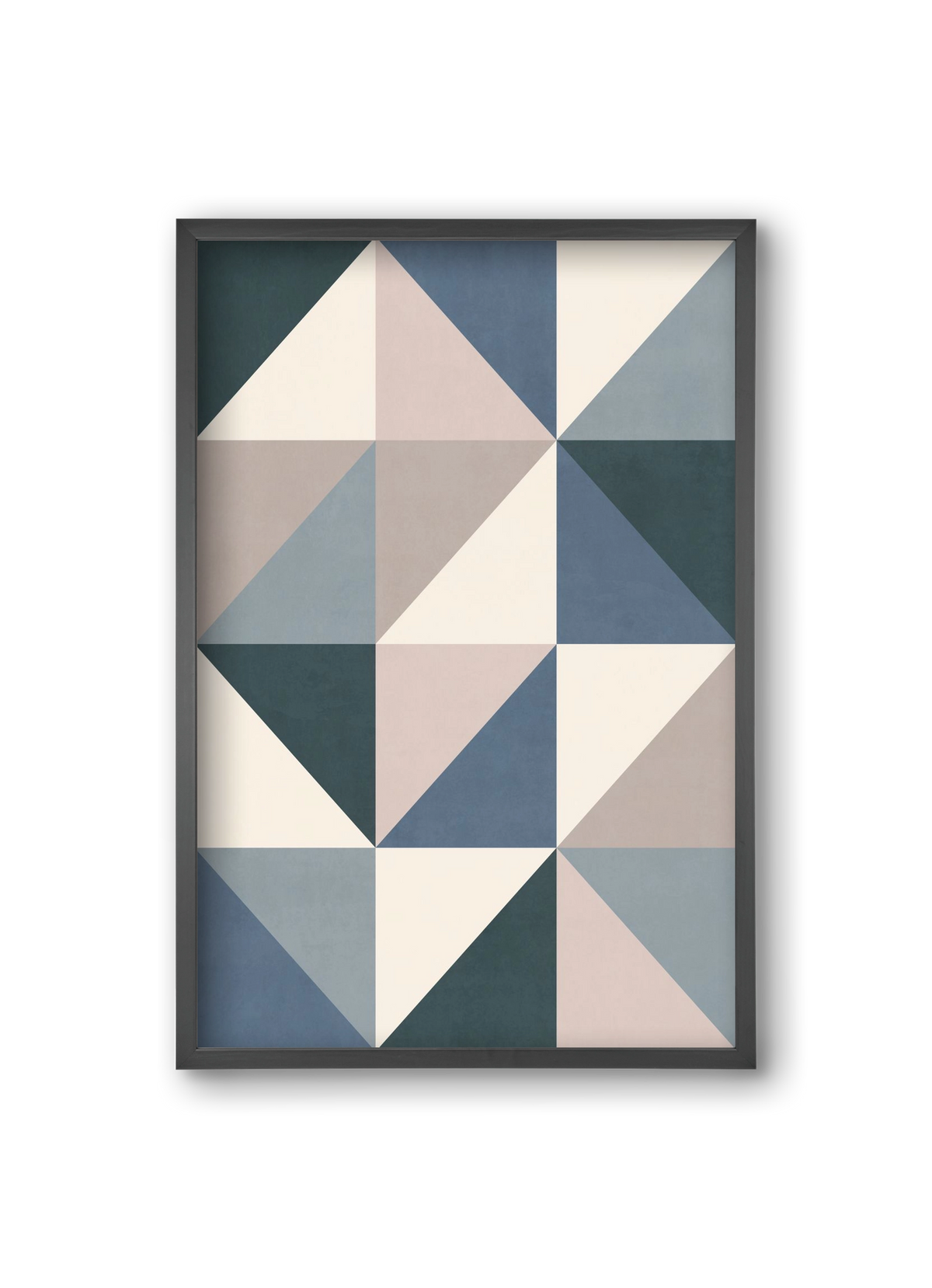 Triangle Composition 03, 20x30 cm (20x30 cm), Fekete keret