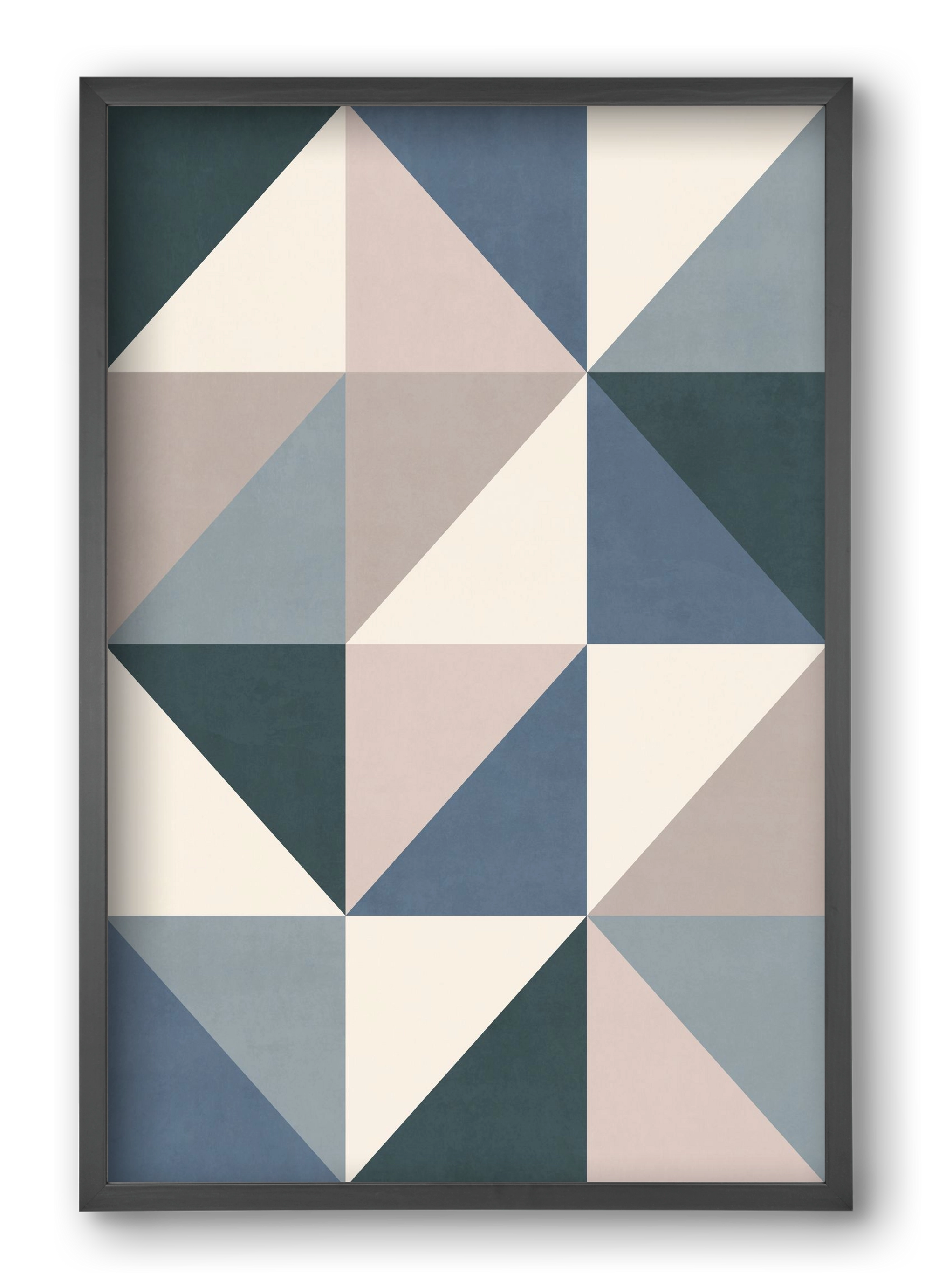 Triangle Composition 03, 40x60 cm (40x60 cm), Fekete keret