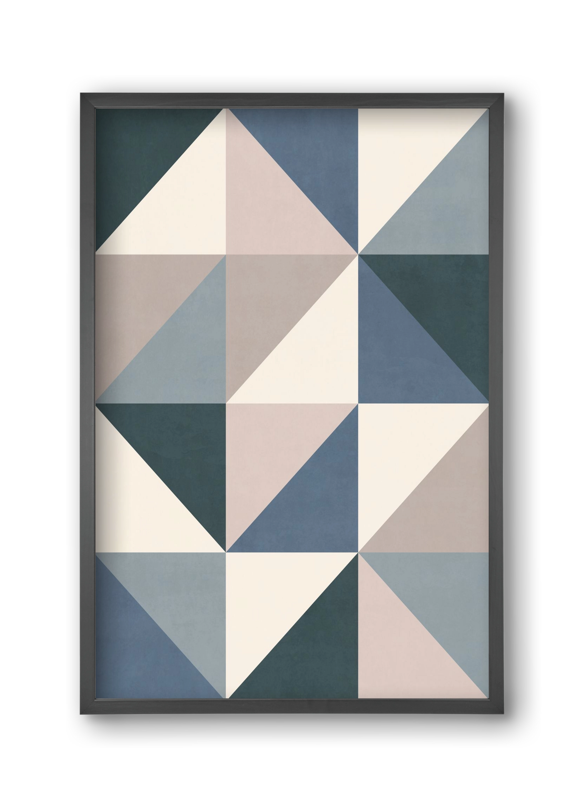 Triangle Composition 03, 30x45 cm (30x45 cm), Fekete keret