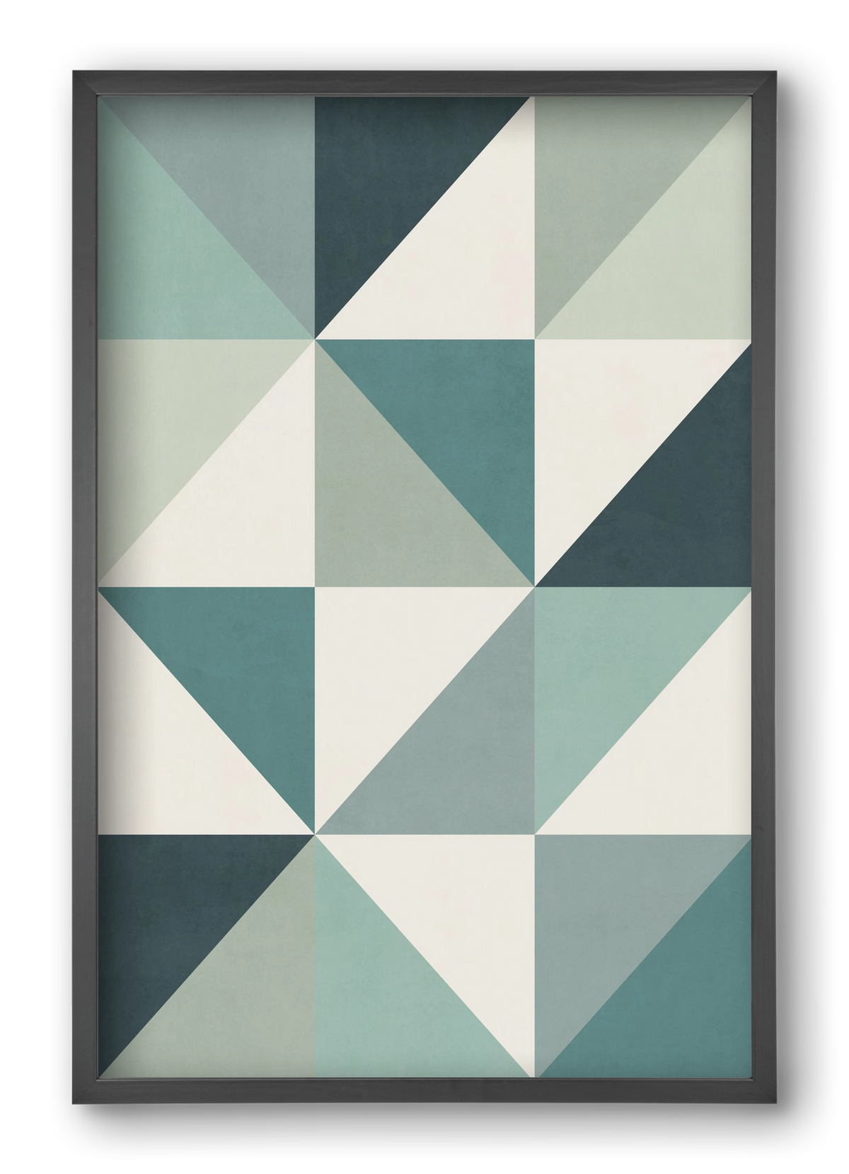 Triangle Composition 04, 40x60 cm (40x60 cm), Fekete keret