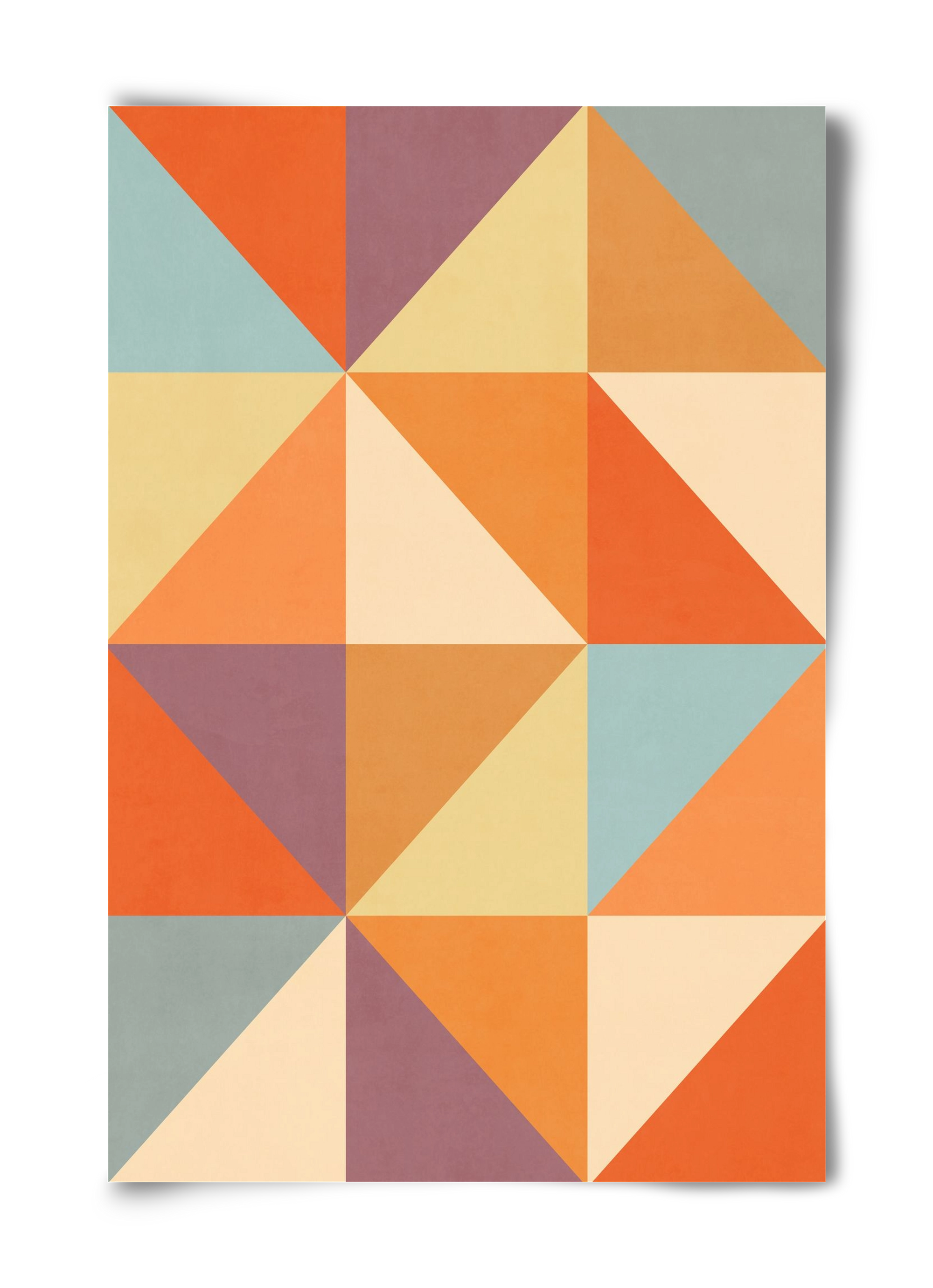 Triangle Composition 05, 40x60 cm, Keret nélkül