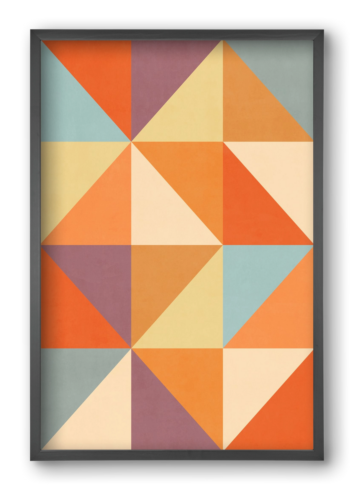 Triangle Composition 05, 40x60 cm (40x60 cm), Fekete keret