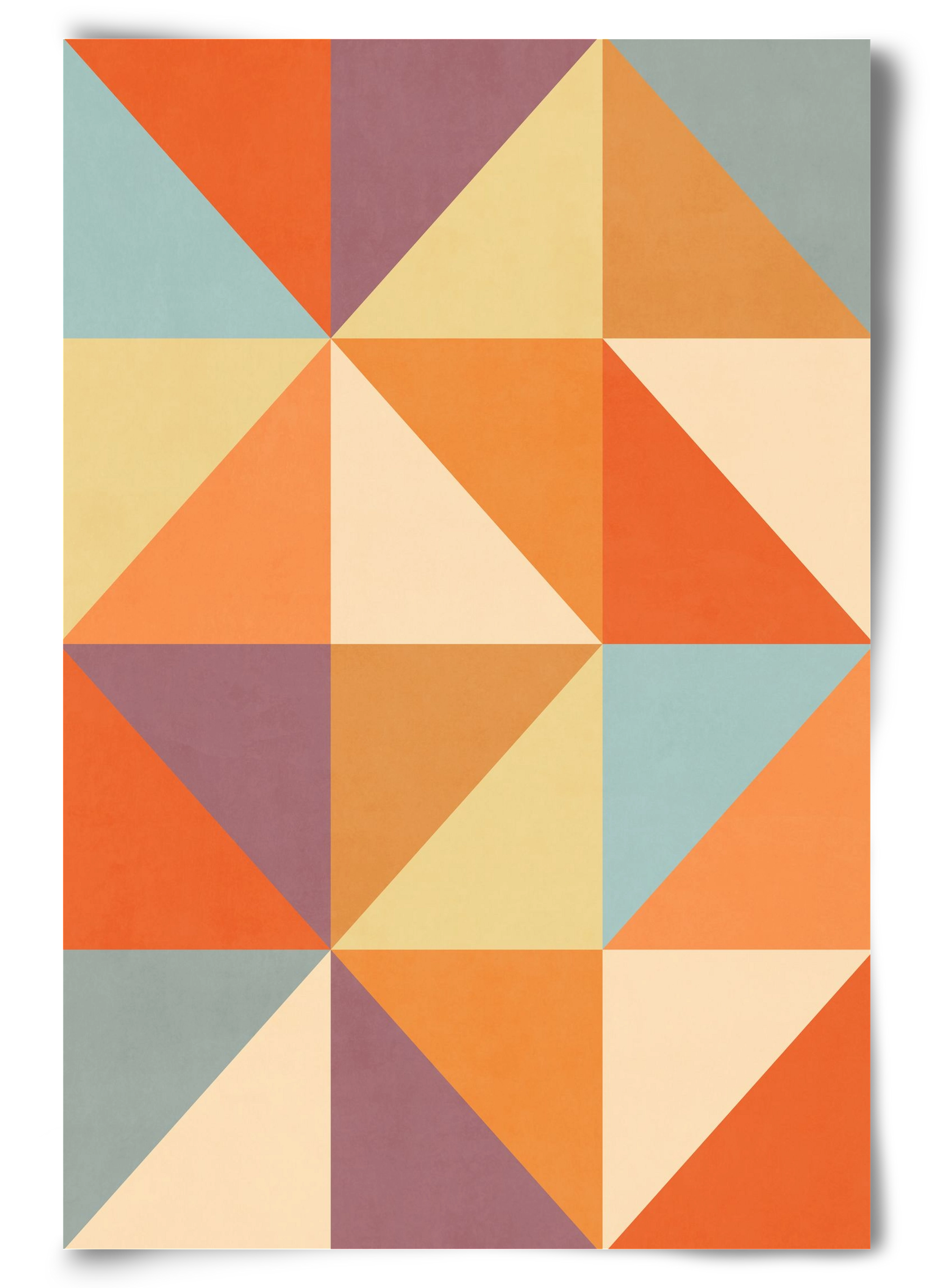 Triangle Composition 05, 60x90 cm, Keret nélkül