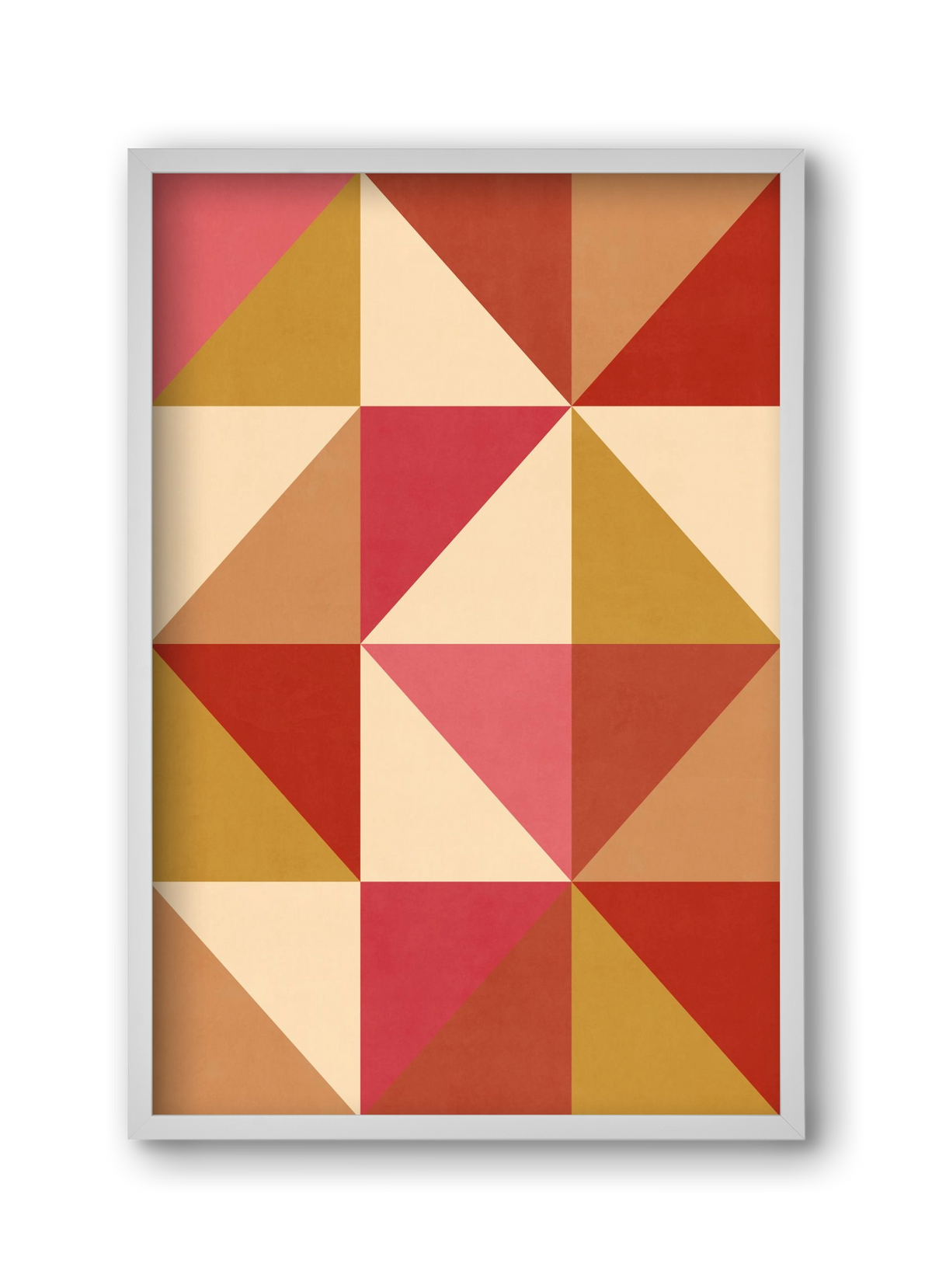 Triangle Composition 06, 30x45 cm (30x45 cm), Fehér keret