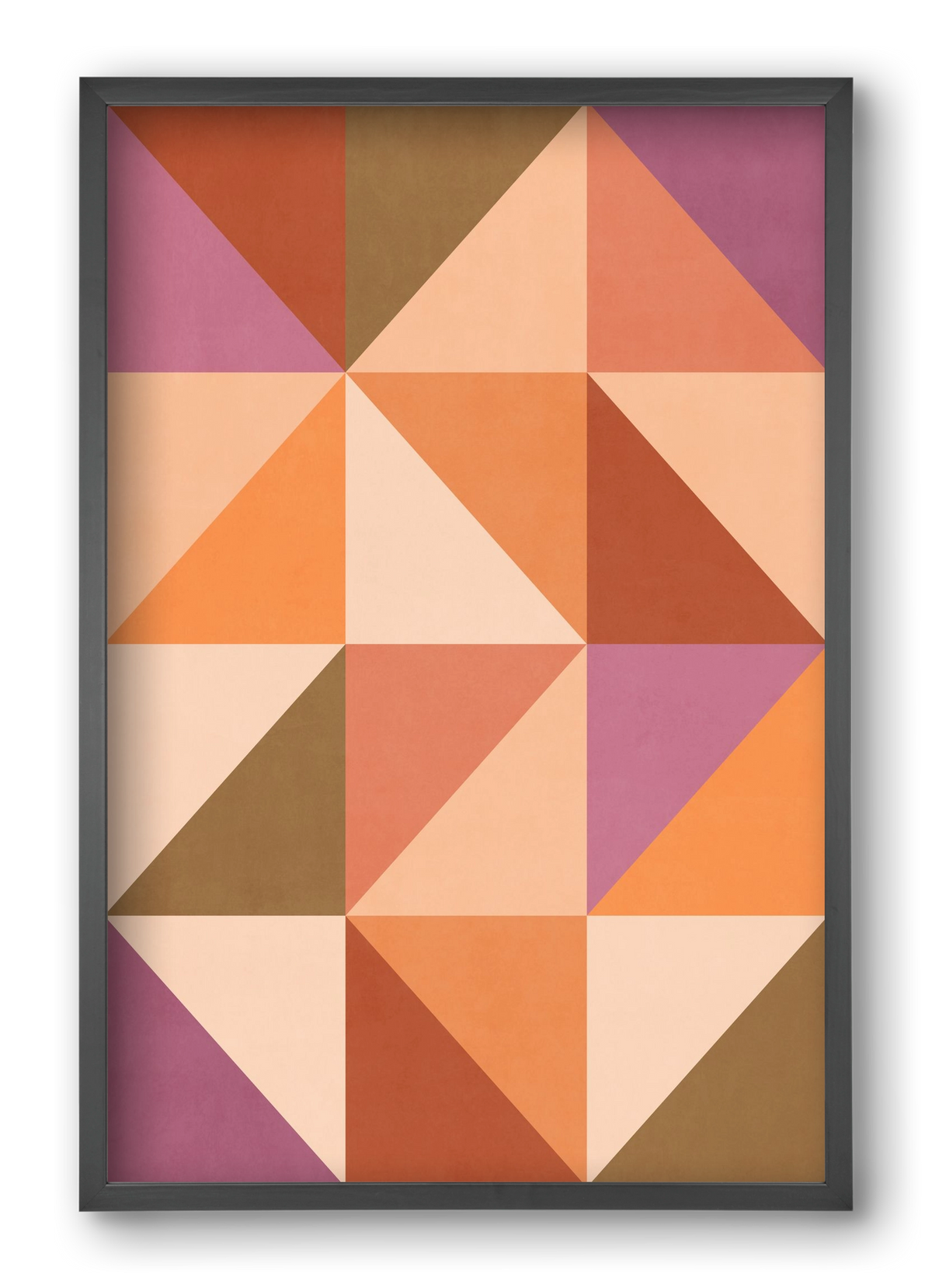 Triangle Composition 08, 40x60 cm (40x60 cm), Fekete keret