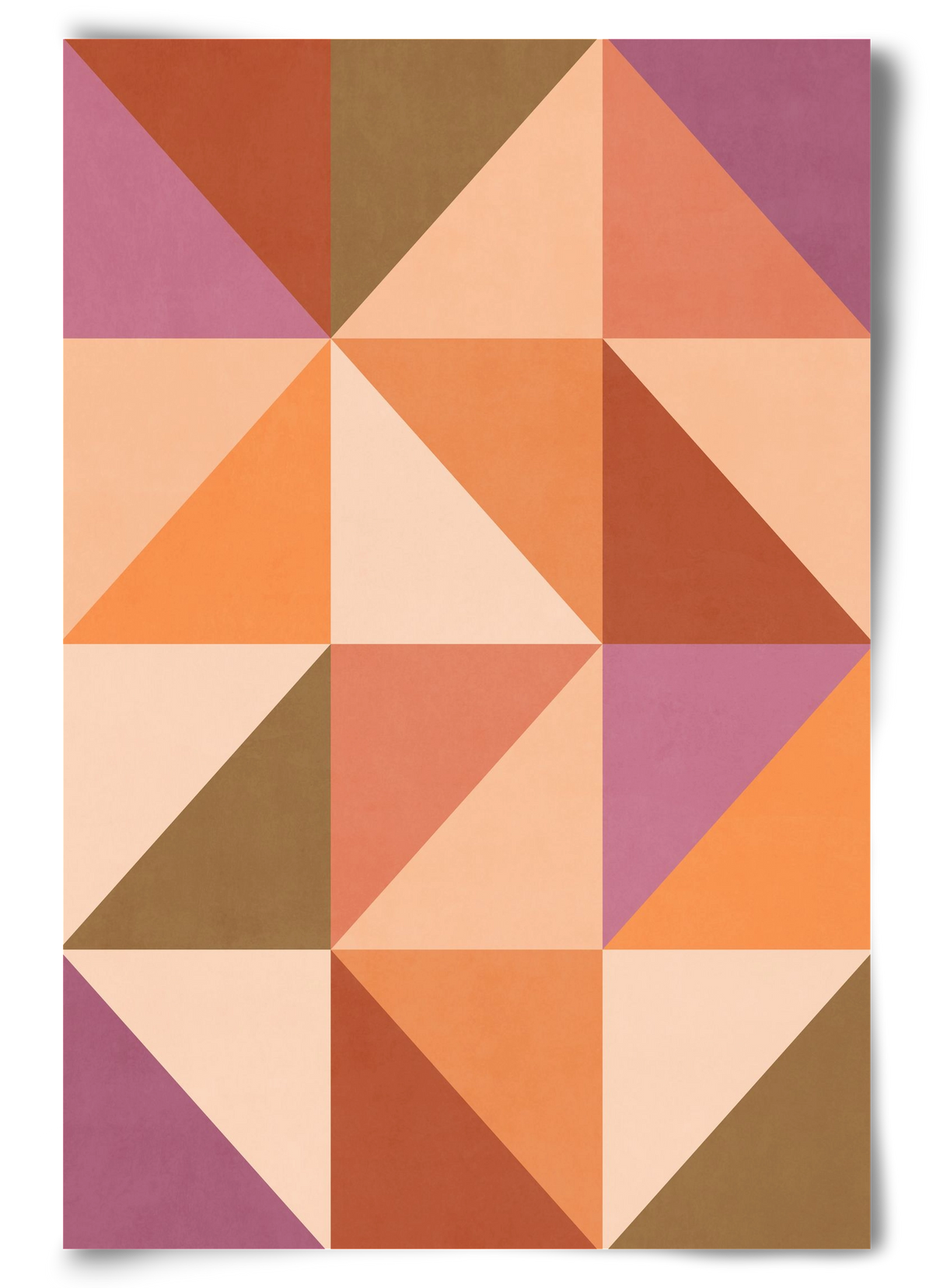 Triangle Composition 08, 60x90 cm, Keret nélkül