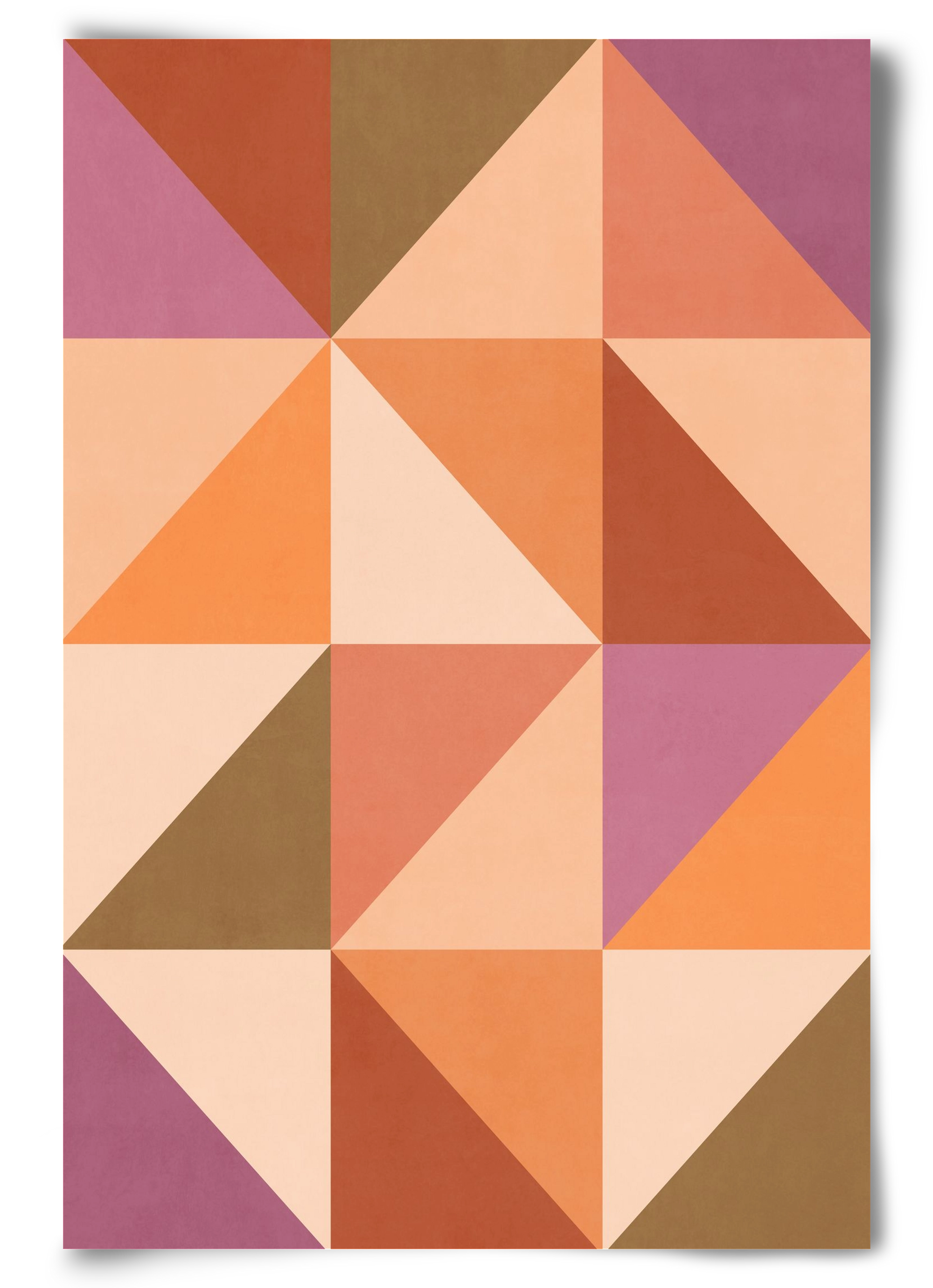 Triangle Composition 08, 60x90 cm, Keret nélkül