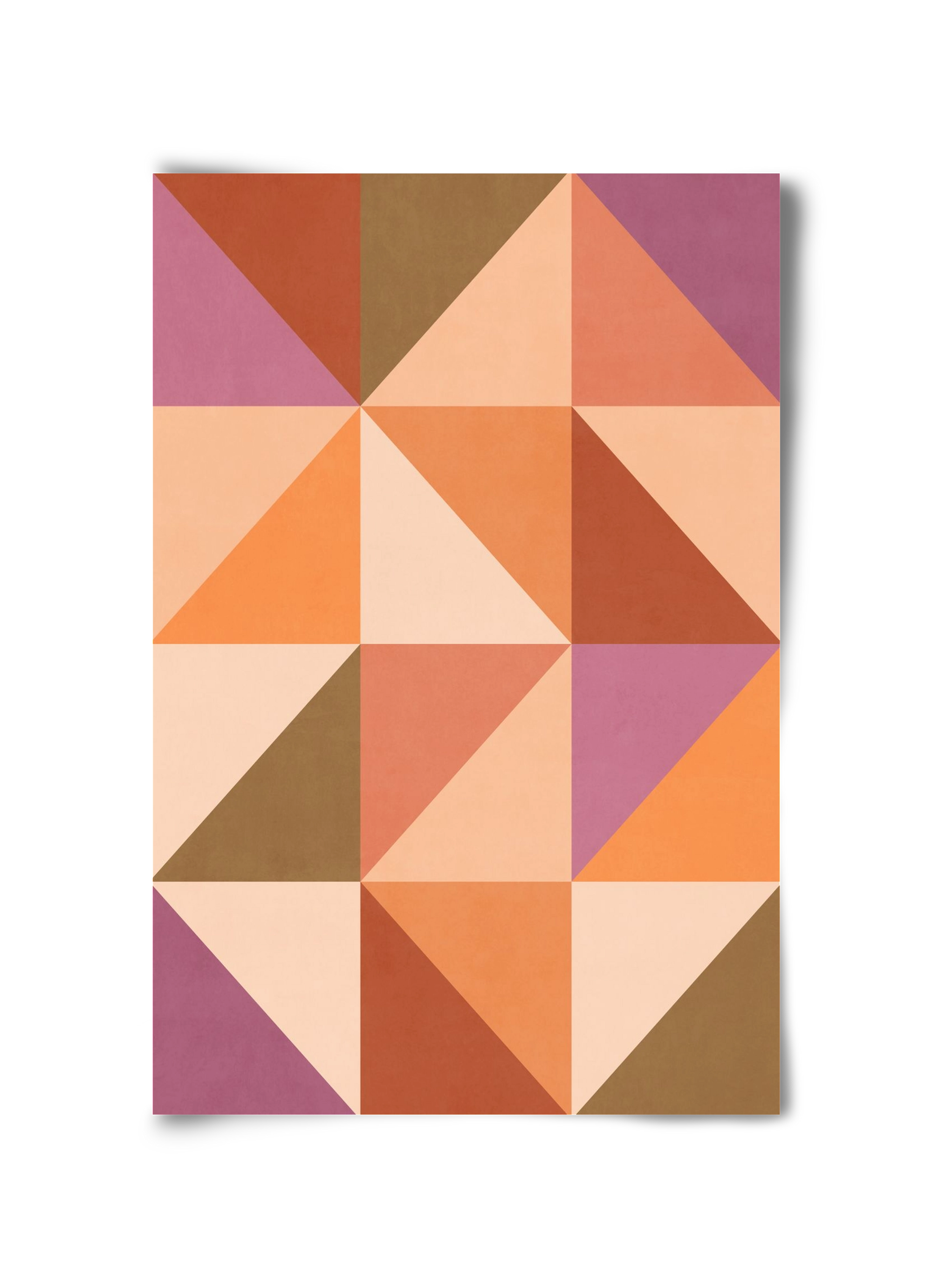 Triangle Composition 08, 30x45 cm, Keret nélkül