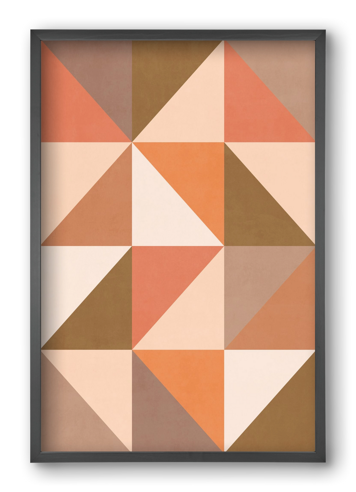 Triangle Composition 09, 40x60 cm (40x60 cm), Fekete keret
