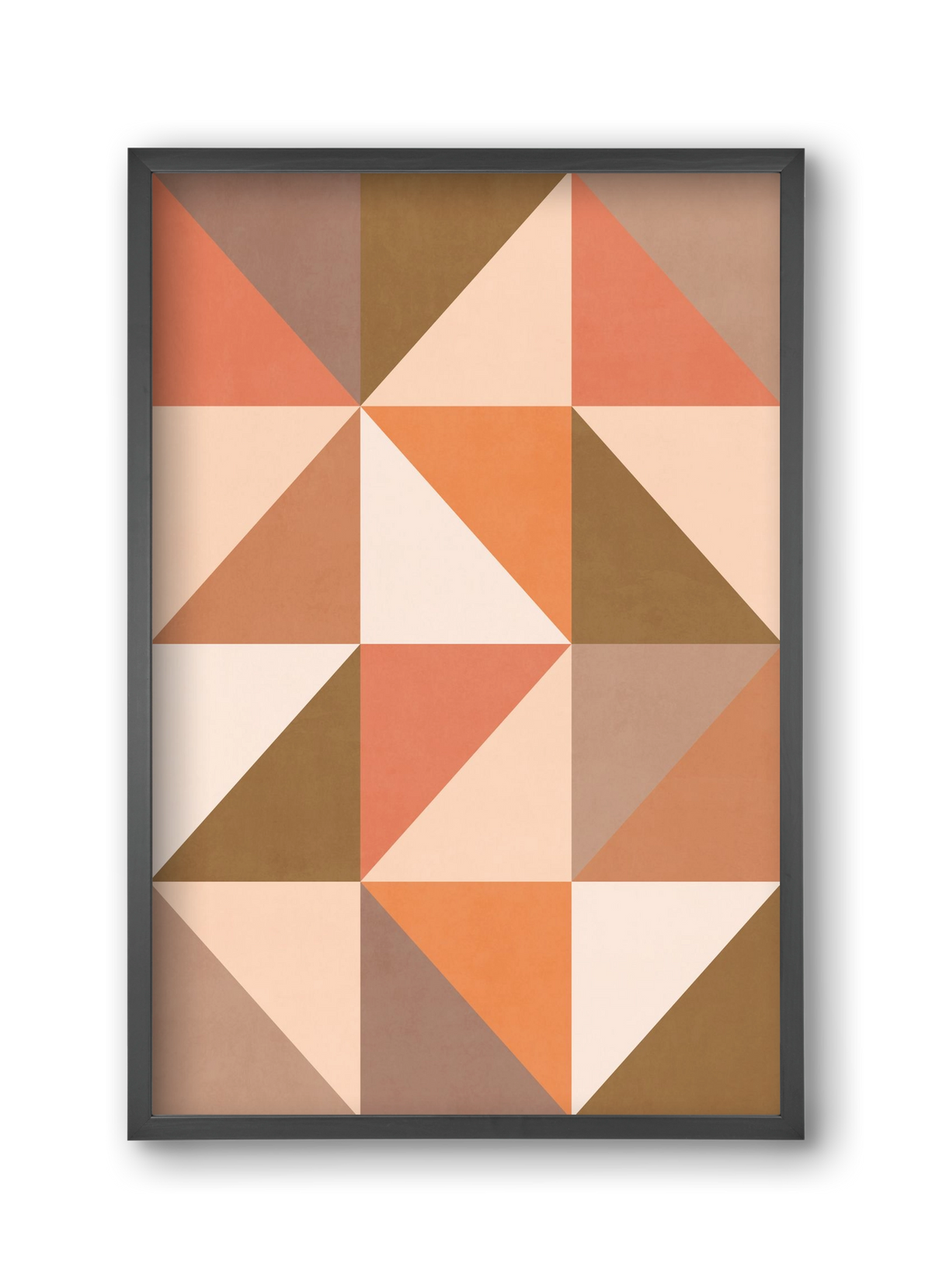 Triangle Composition 09, 30x45 cm (30x45 cm), Fekete keret