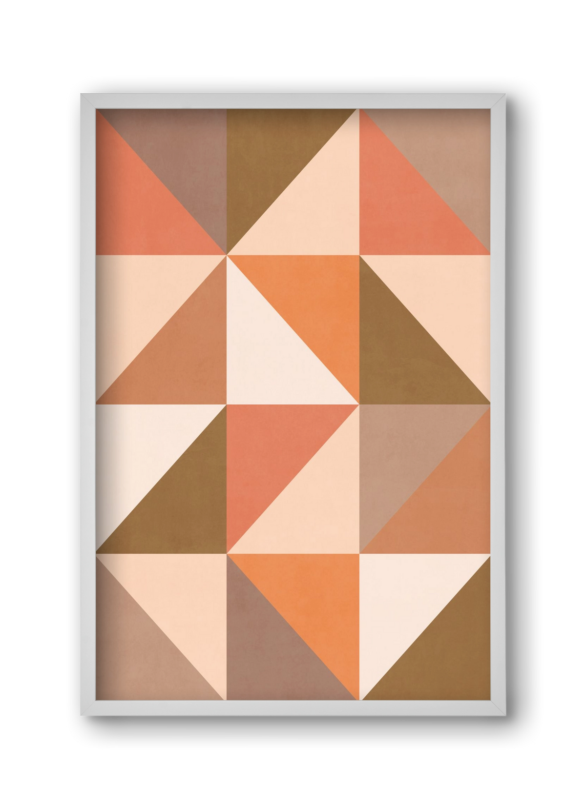 Triangle Composition 09, 30x45 cm (30x45 cm), Fehér keret