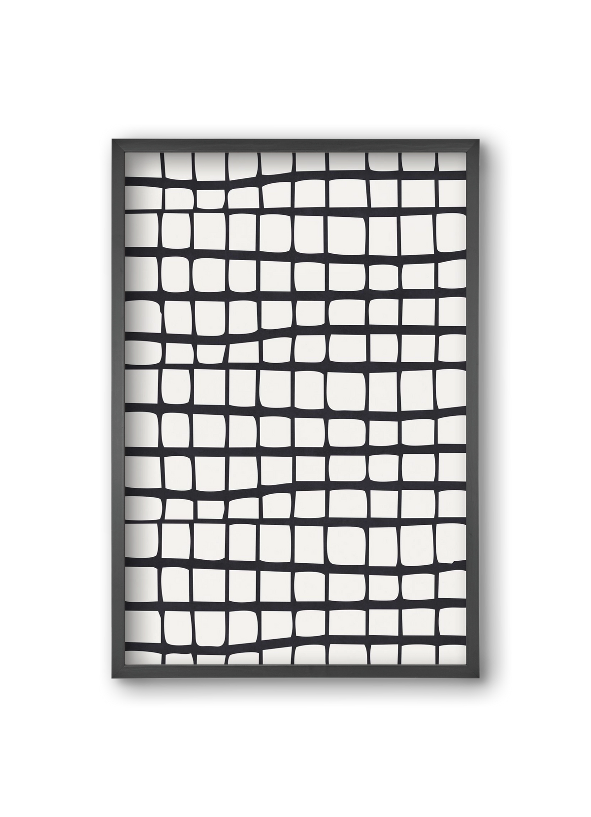 Organic Lines 01, 20x30 cm (20x30 cm), Fekete keret