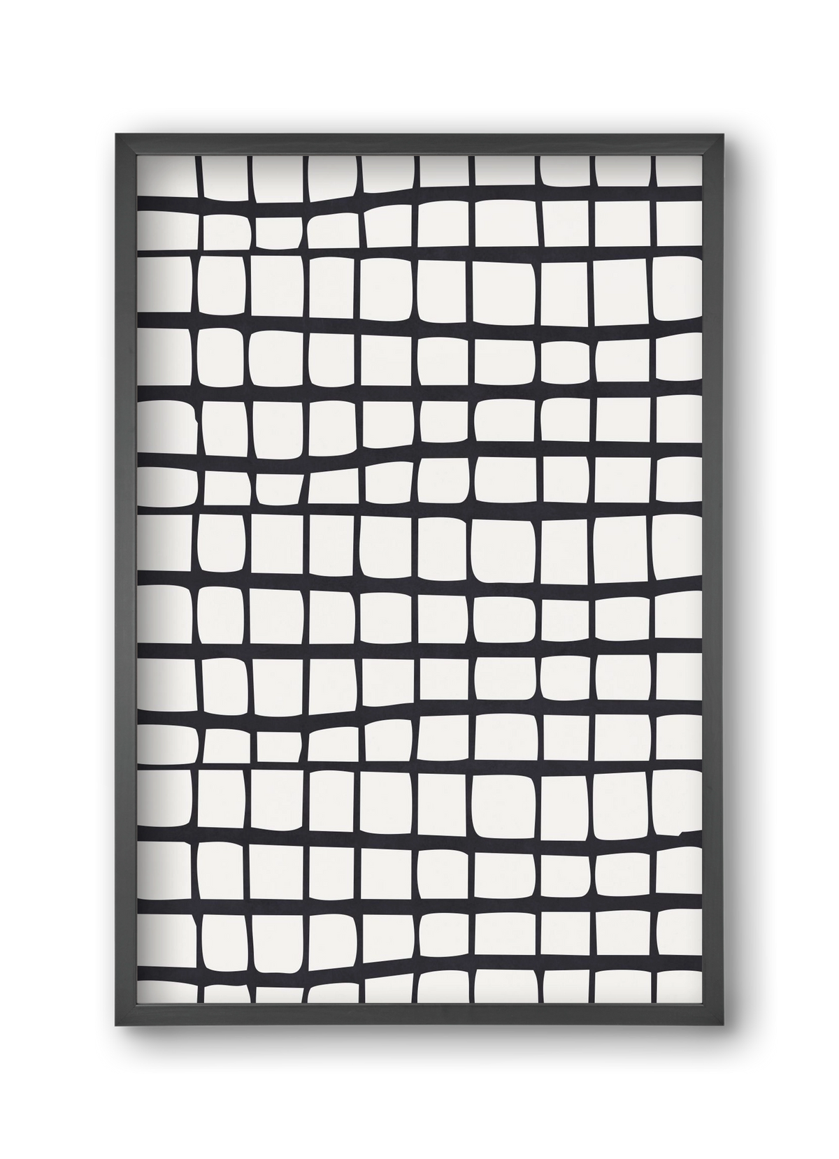 Organic Lines 01, 30x45 cm (30x45 cm), Fekete keret