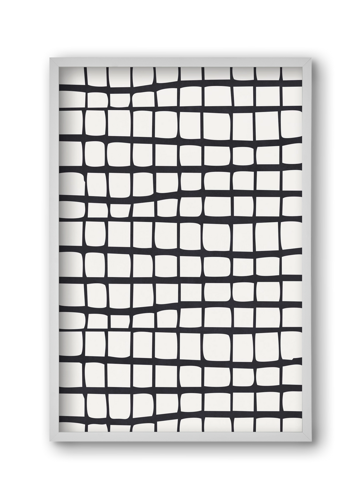 Organic Lines 01, 30x45 cm (30x45 cm), Fehér keret