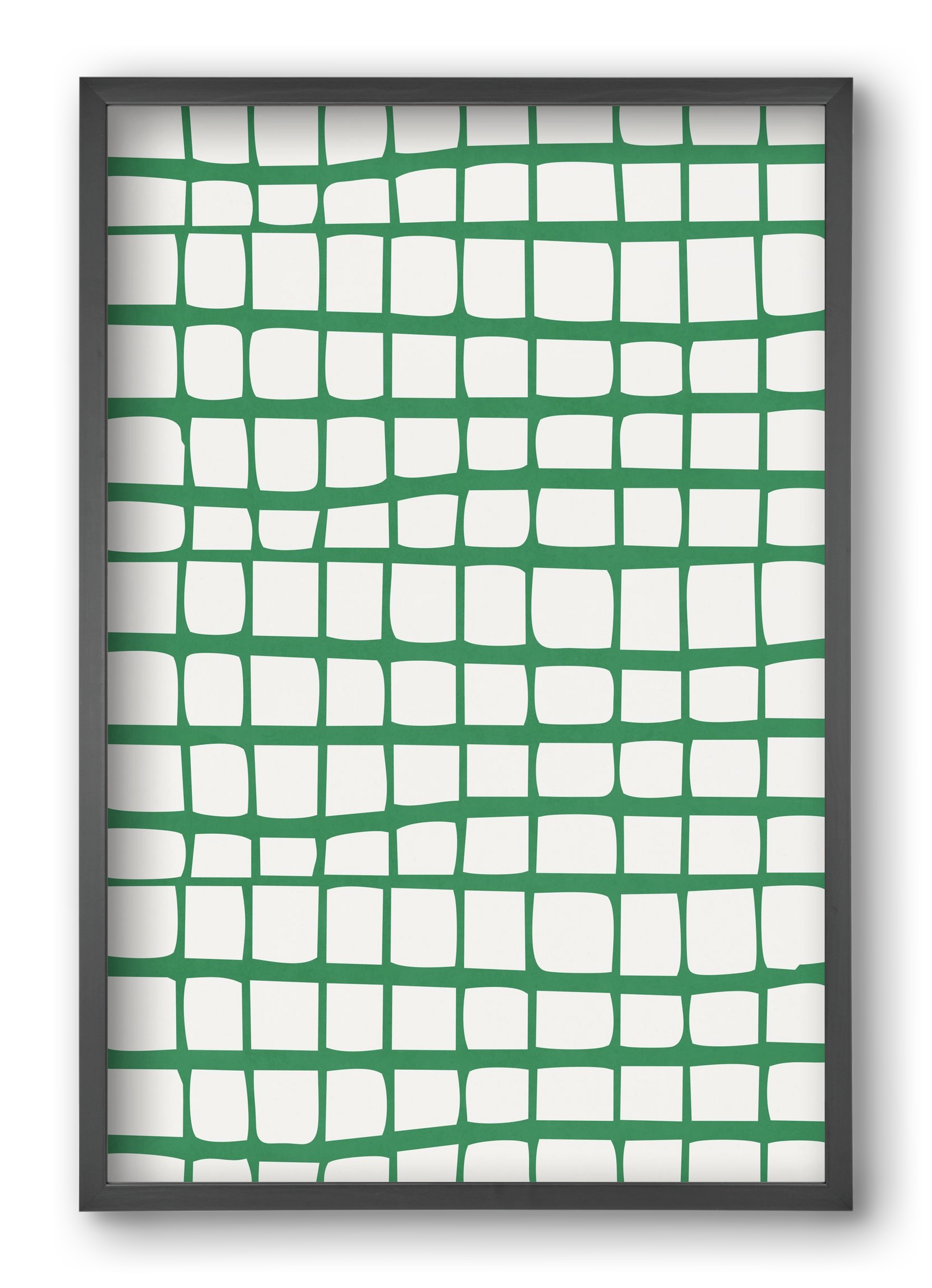 Organic Lines 02, 40x60 cm (40x60 cm), Fekete keret