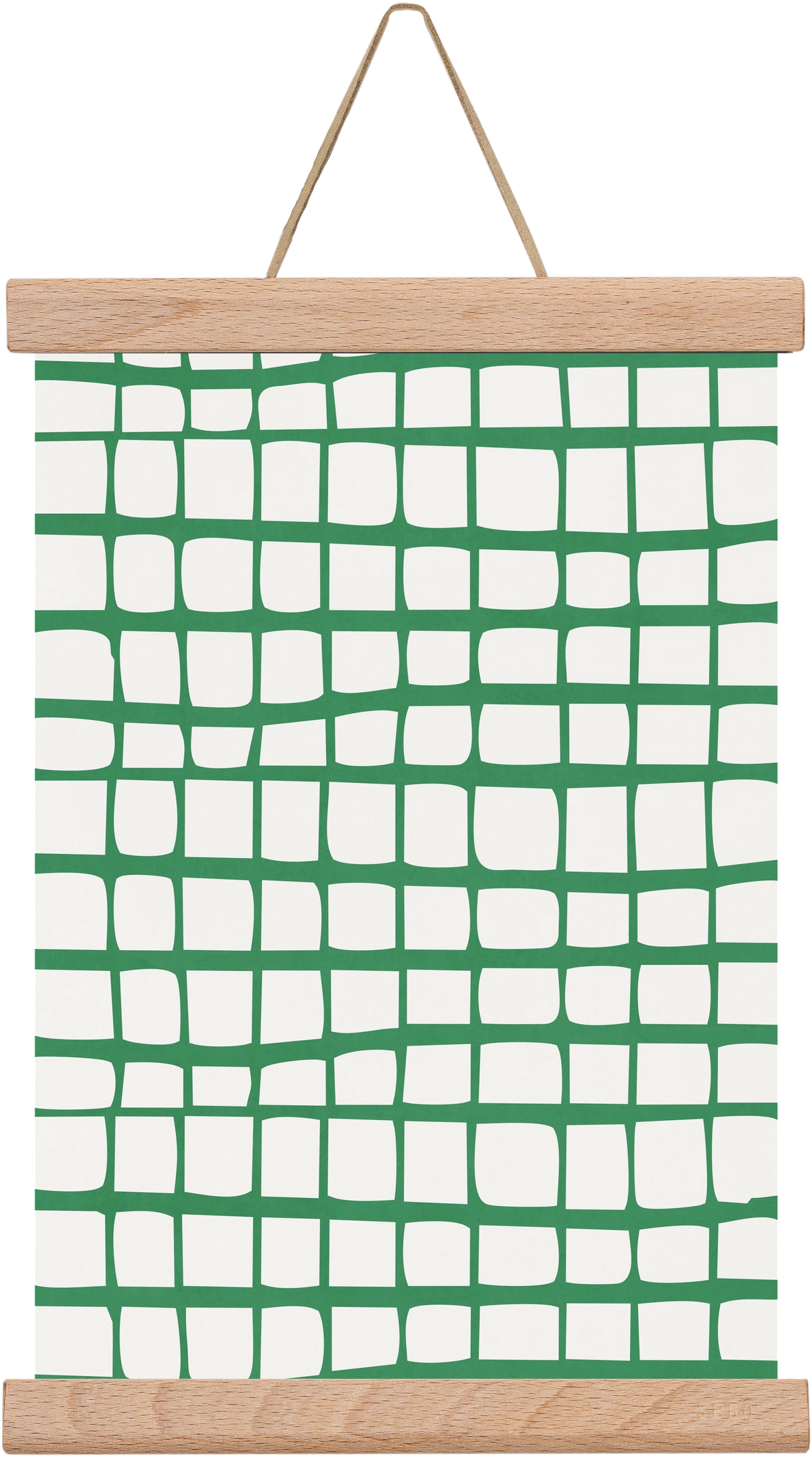 Organic Lines 02, 20x30 cm (20x30 cm), Tölgy akasztó