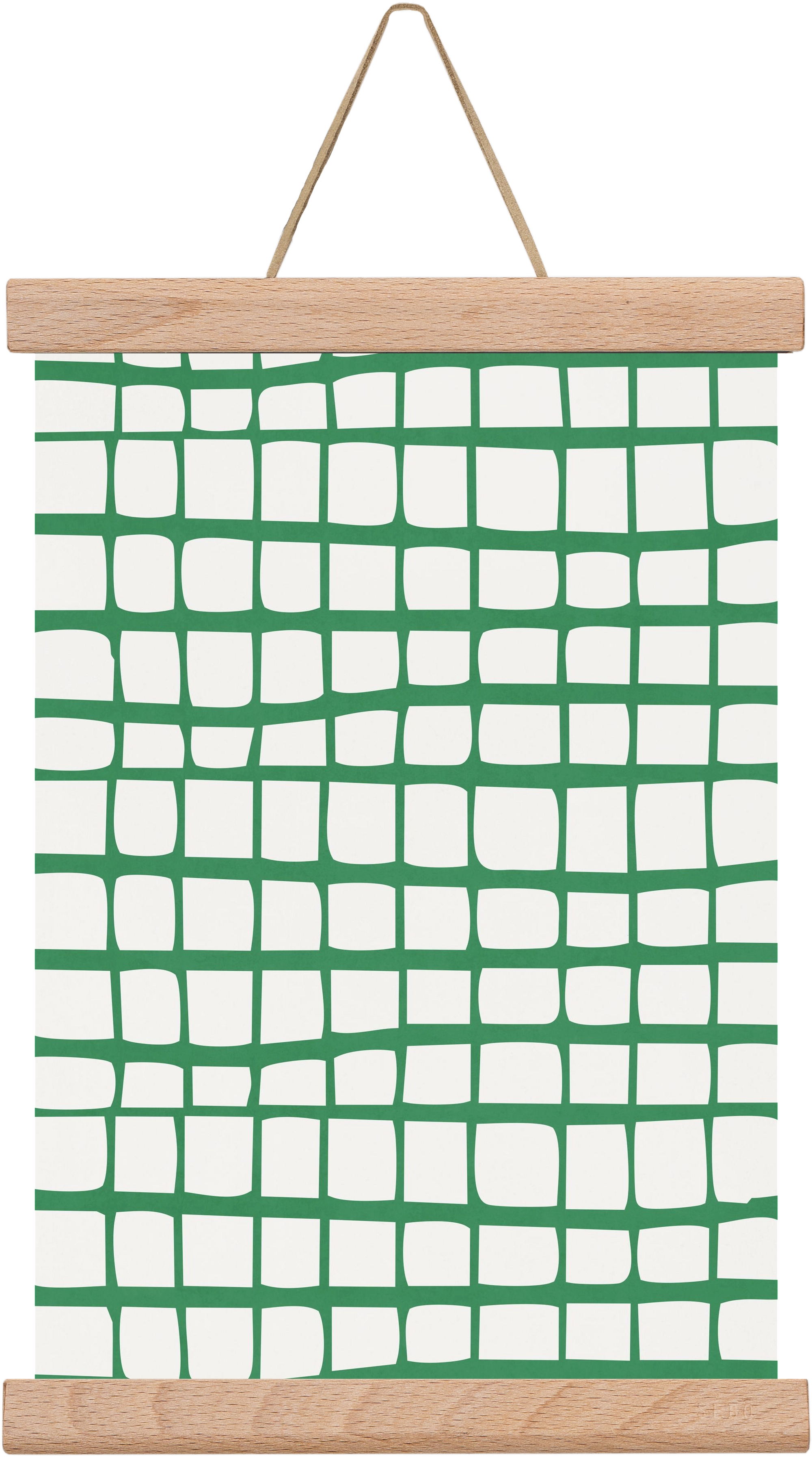 Organic Lines 02, 20x30 cm (20x30 cm), Tölgy akasztó