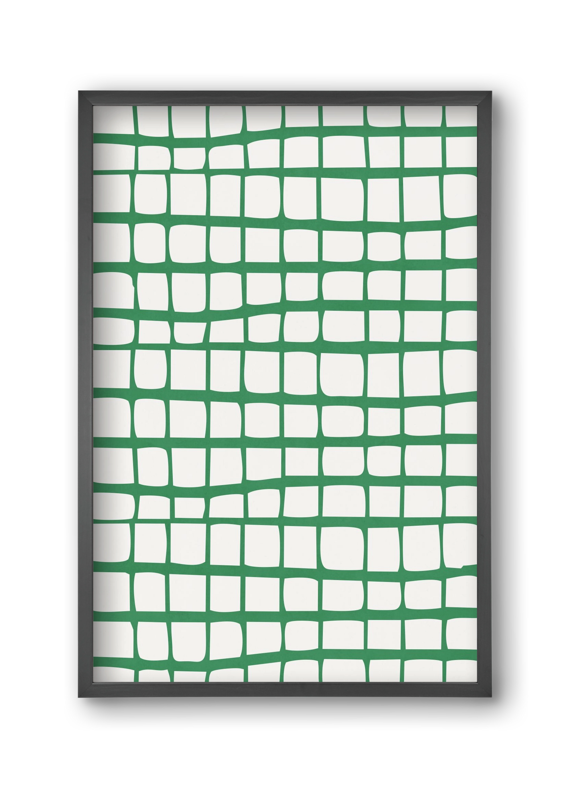 Organic Lines 02, 30x45 cm (30x45 cm), Fekete keret