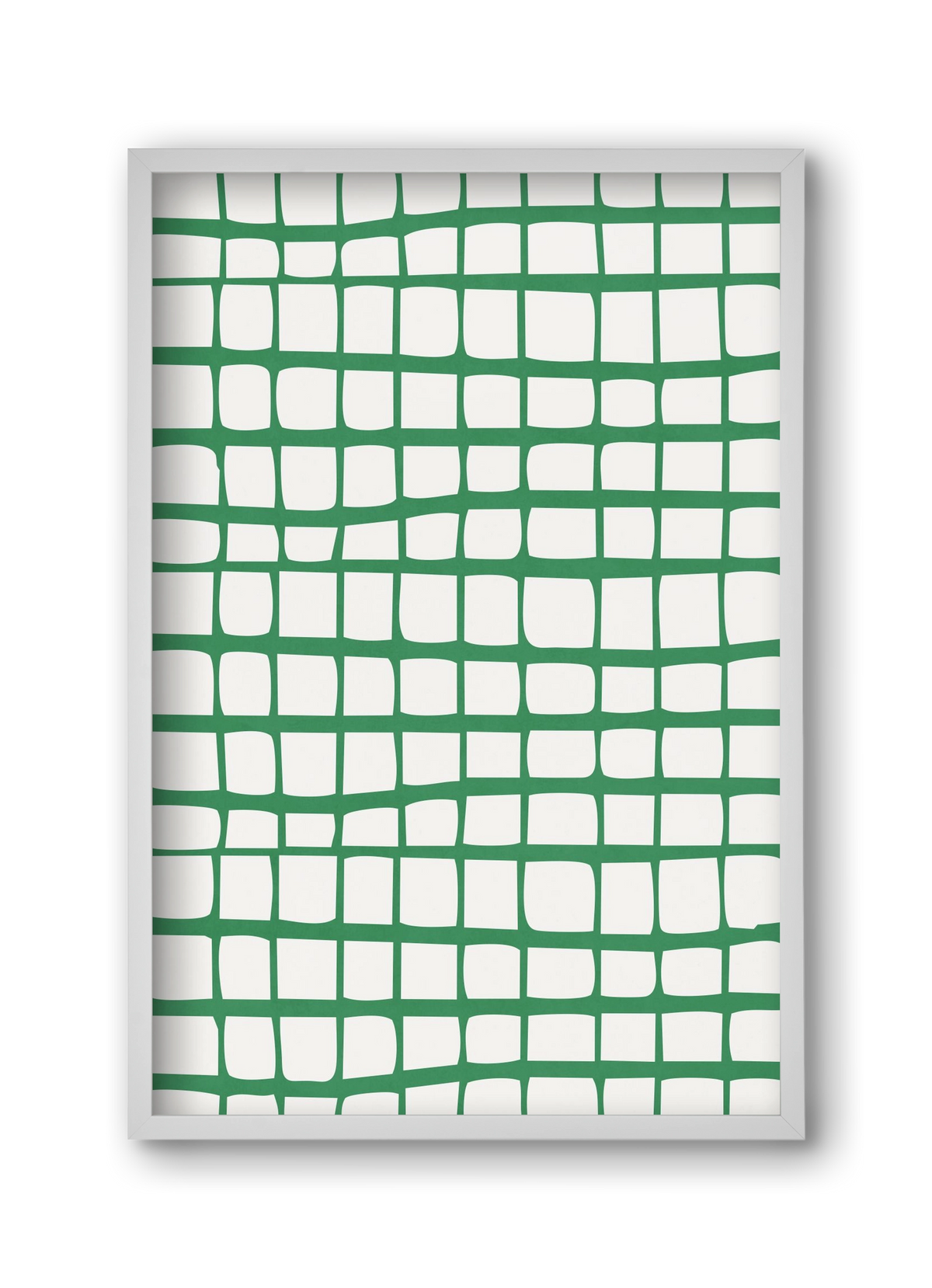 Organic Lines 02, 30x45 cm (30x45 cm), Fehér keret