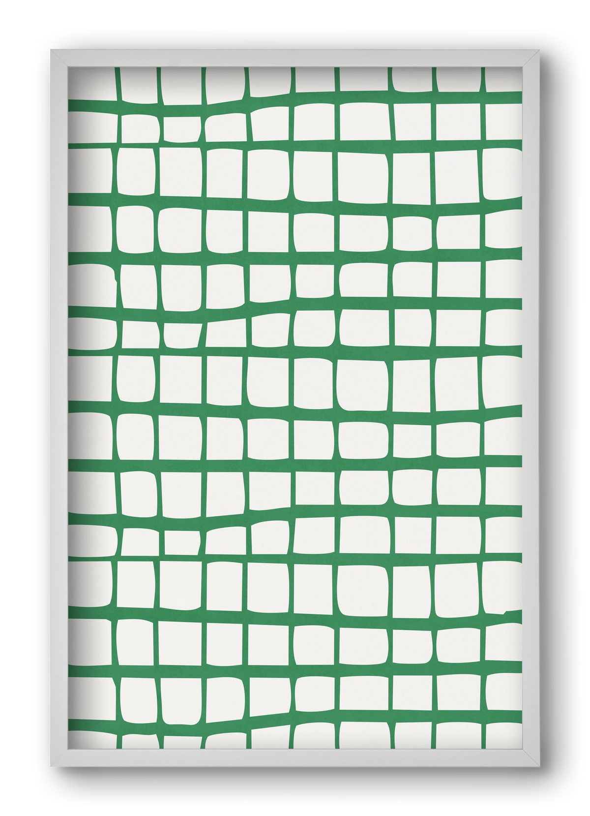 Organic Lines 02, 40x60 cm (40x60 cm), Fehér keret