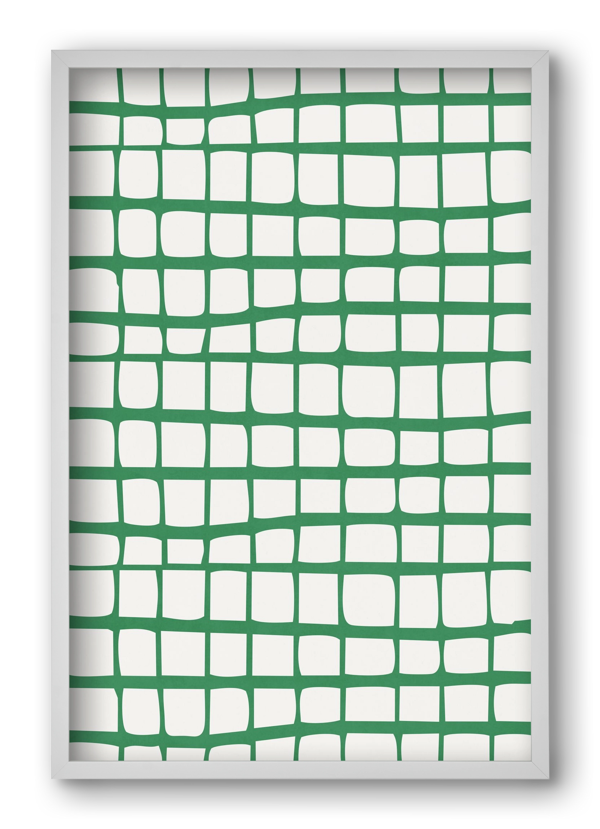 Organic Lines 02, 40x60 cm (40x60 cm), Fehér keret