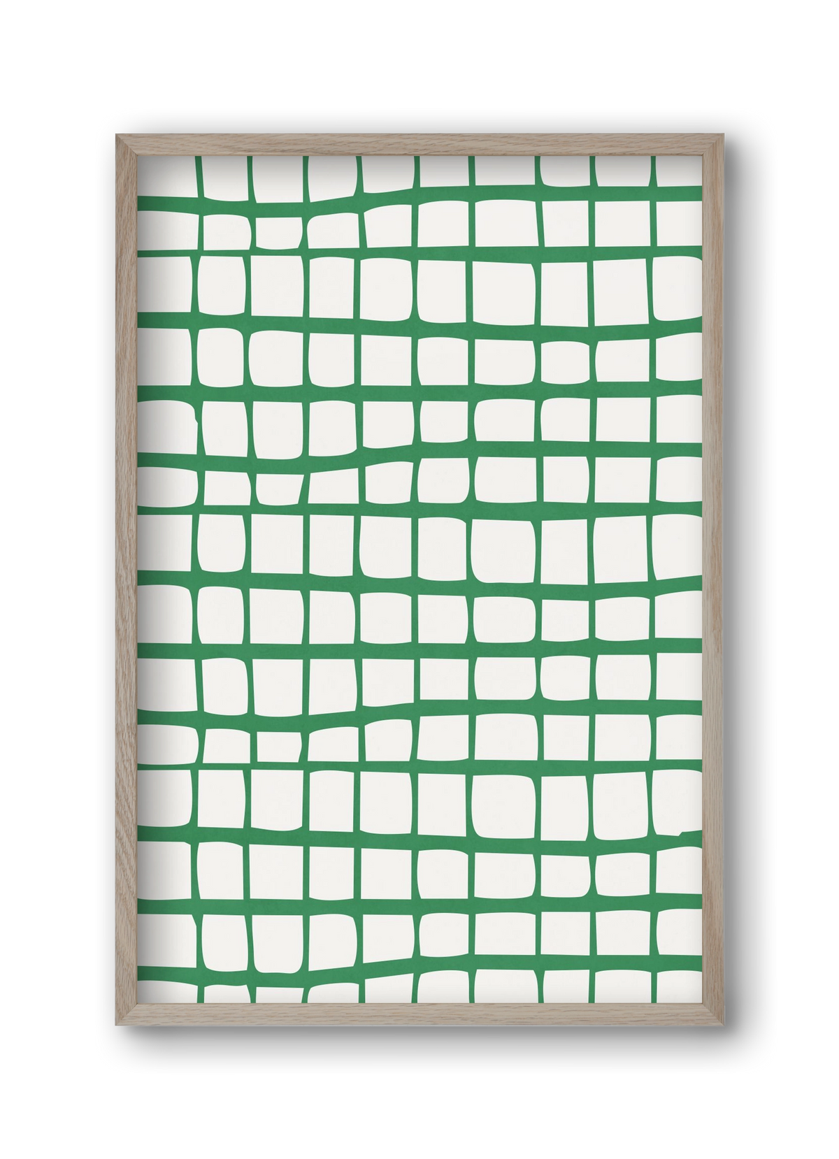 Organic Lines 02, 30x45 cm (30x45 cm), Tölgy keret