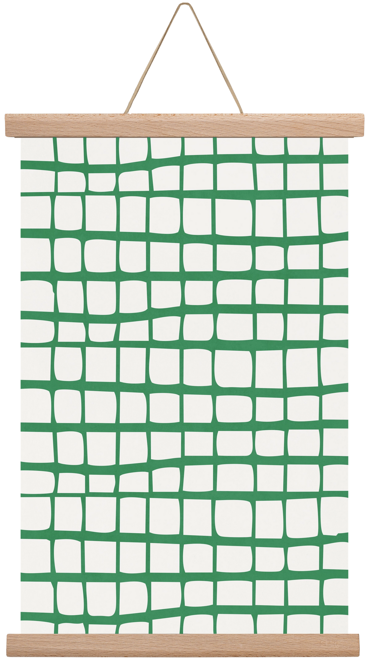 Organic Lines 02, 30x45 cm (30x45 cm), Tölgy akasztó