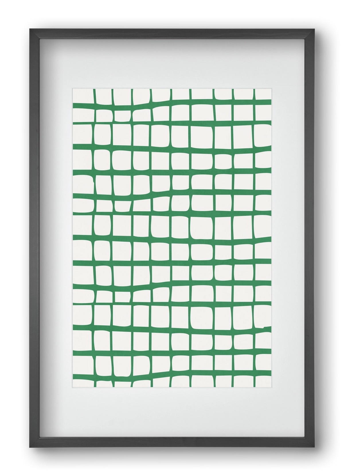 Organic Lines 02, 40x60 cm (30x45 cm), Fekete keret, paszpartuval