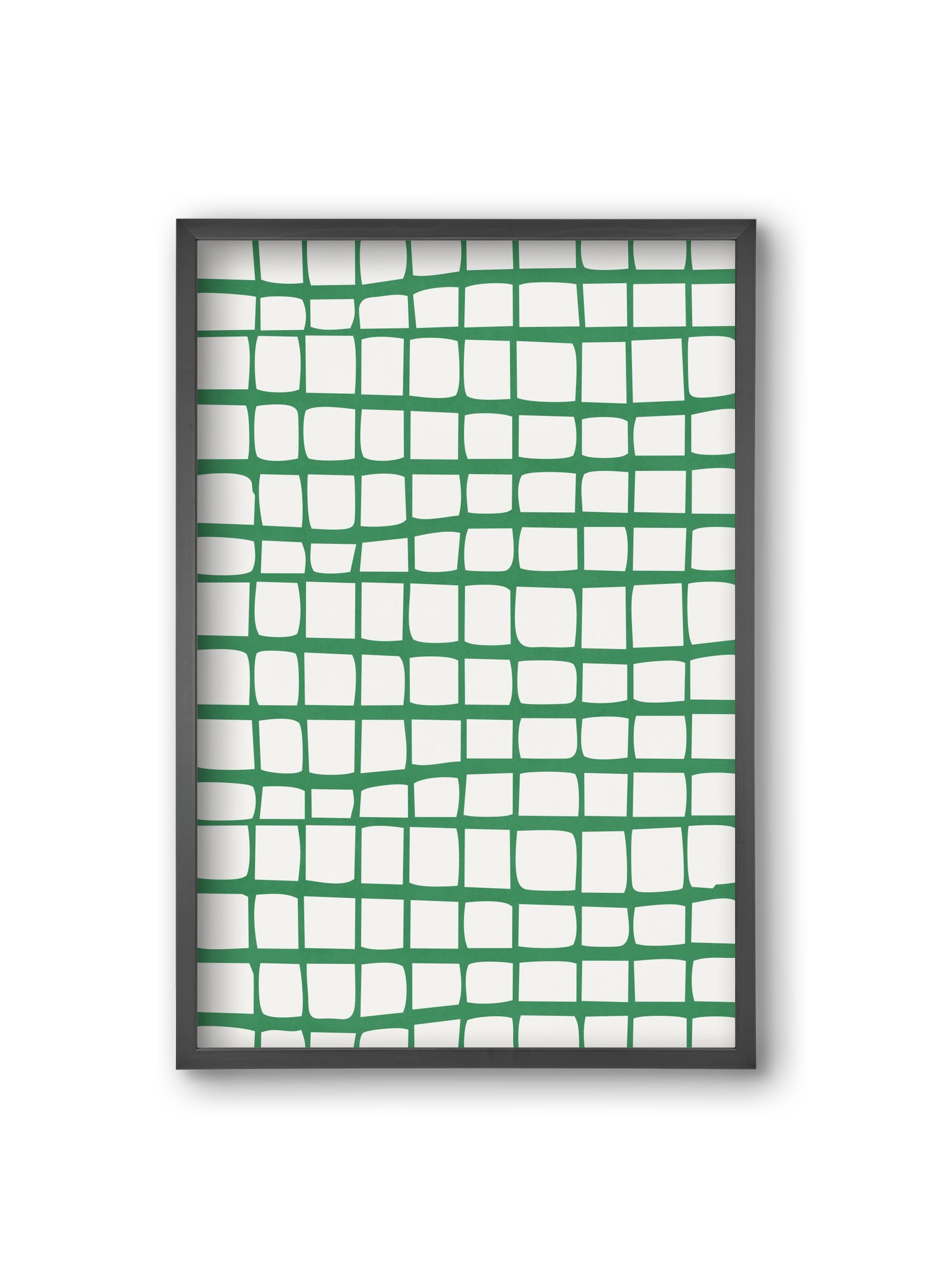 Organic Lines 02, 20x30 cm (20x30 cm), Fekete keret