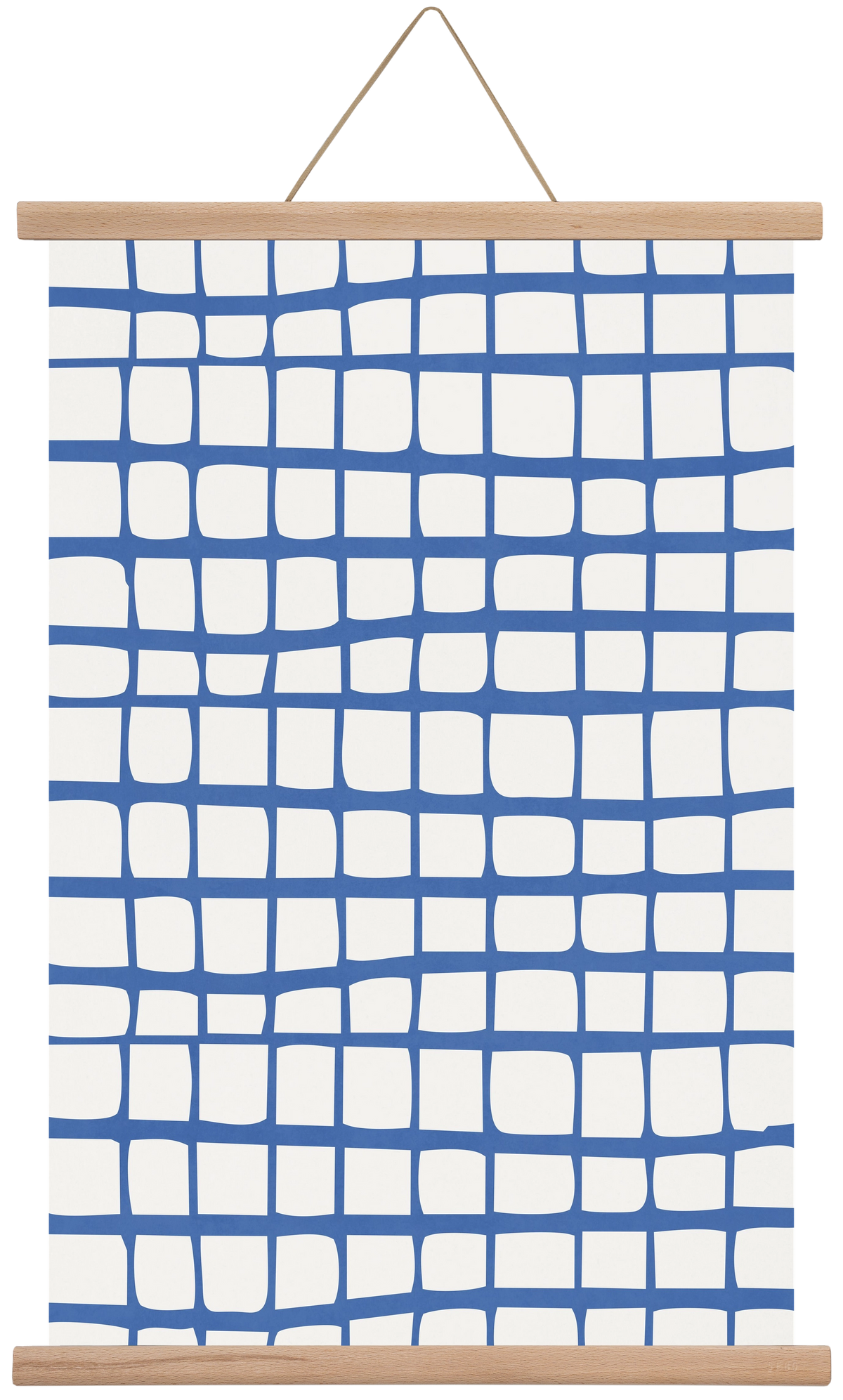 Organic Lines 03, 40x60 cm (40x60 cm), Tölgy akasztó