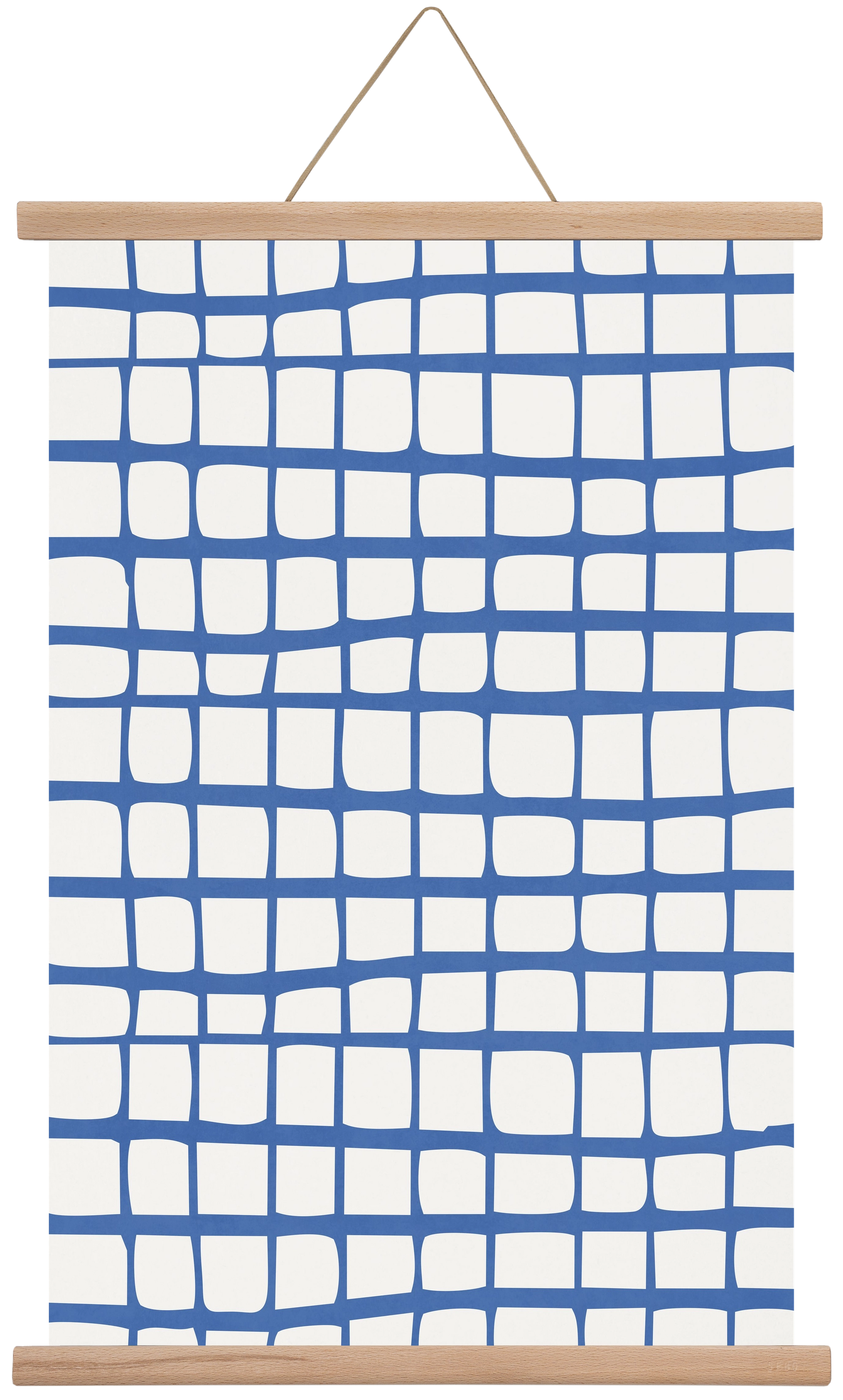 Organic Lines 03, 40x60 cm (40x60 cm), Tölgy akasztó