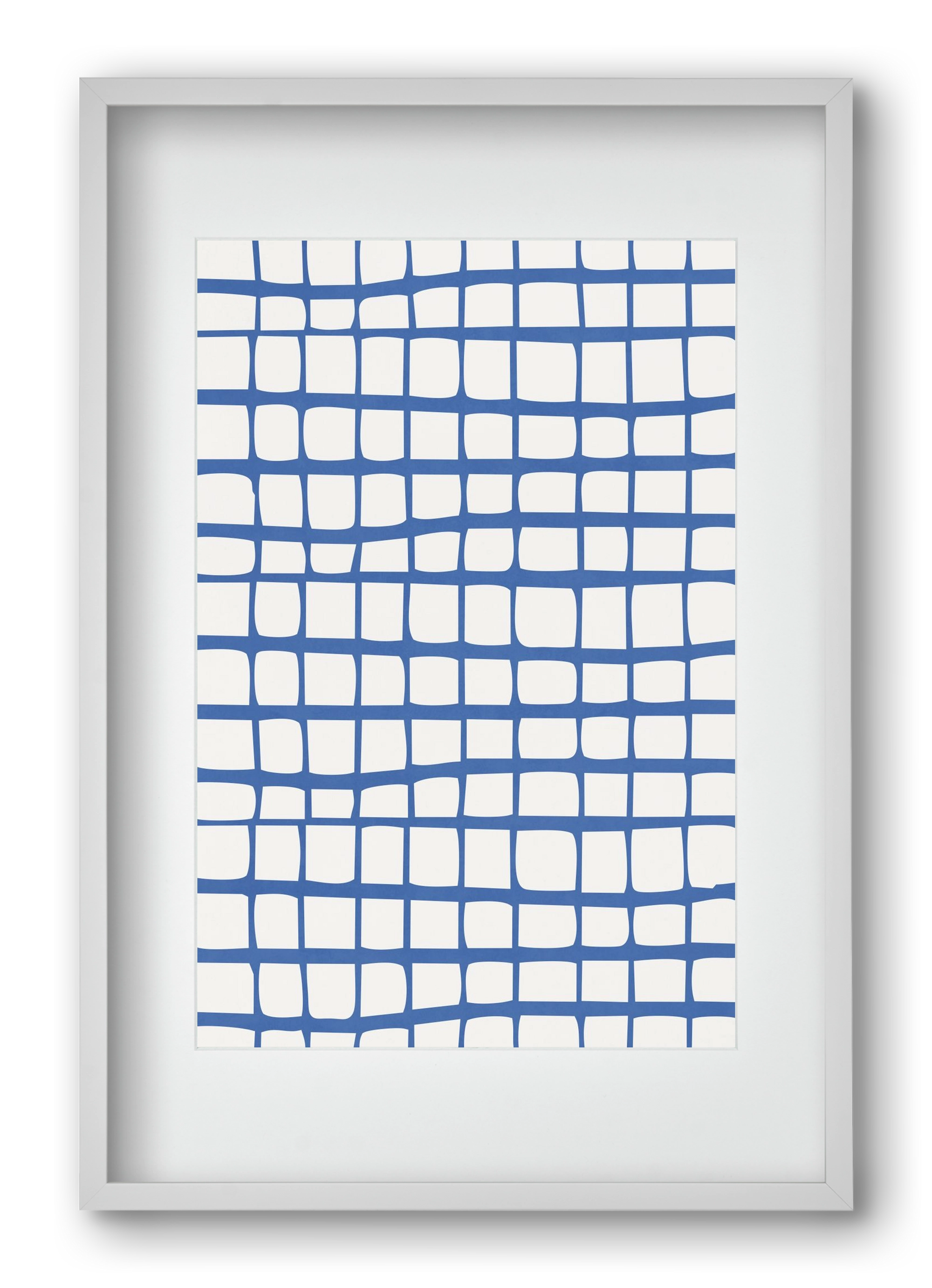 Organic Lines 03, 40x60 cm (30x45 cm), Fehér keret, paszpartuval