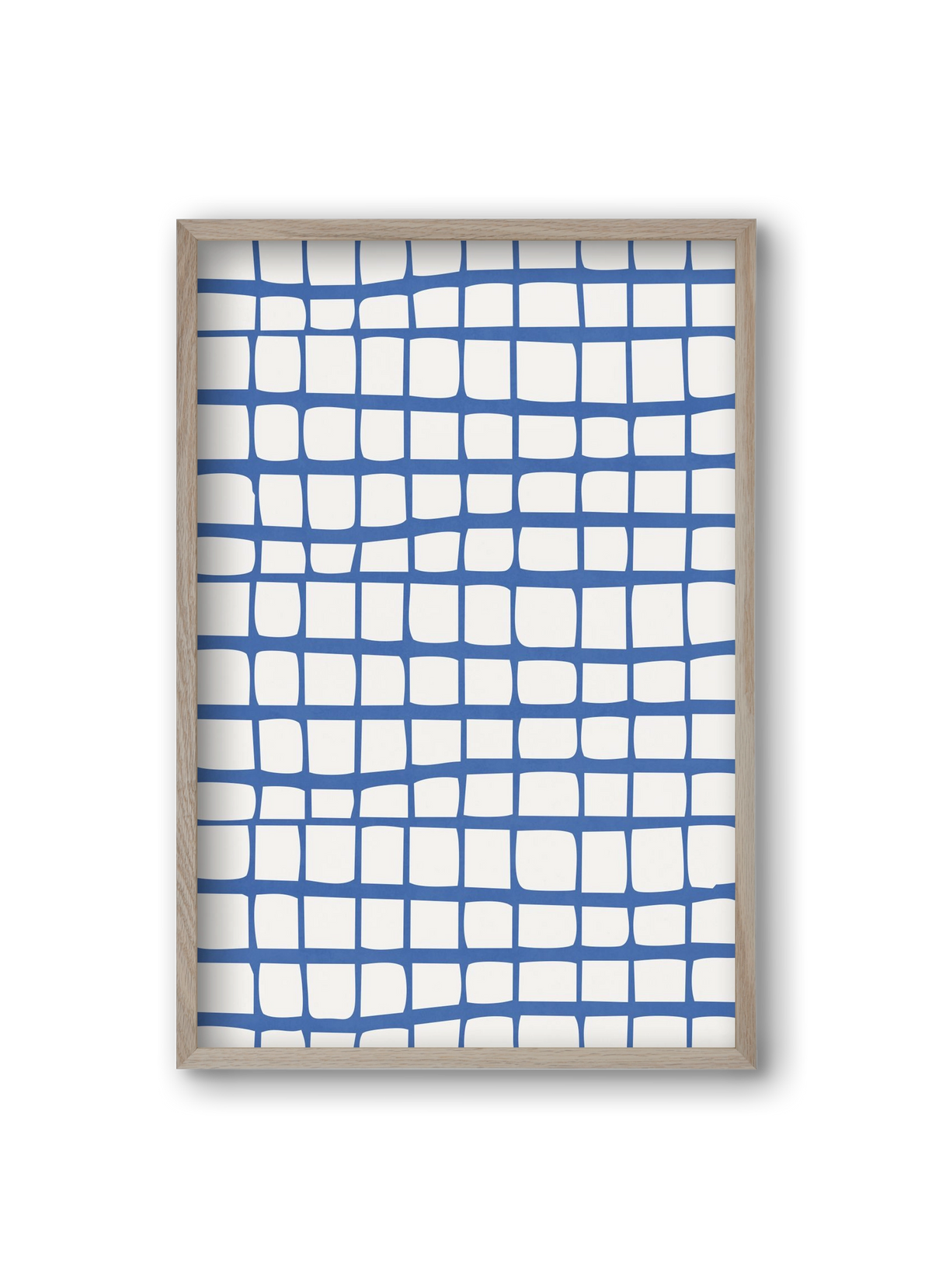 Organic Lines 03, 20x30 cm (20x30 cm), Tölgy keret