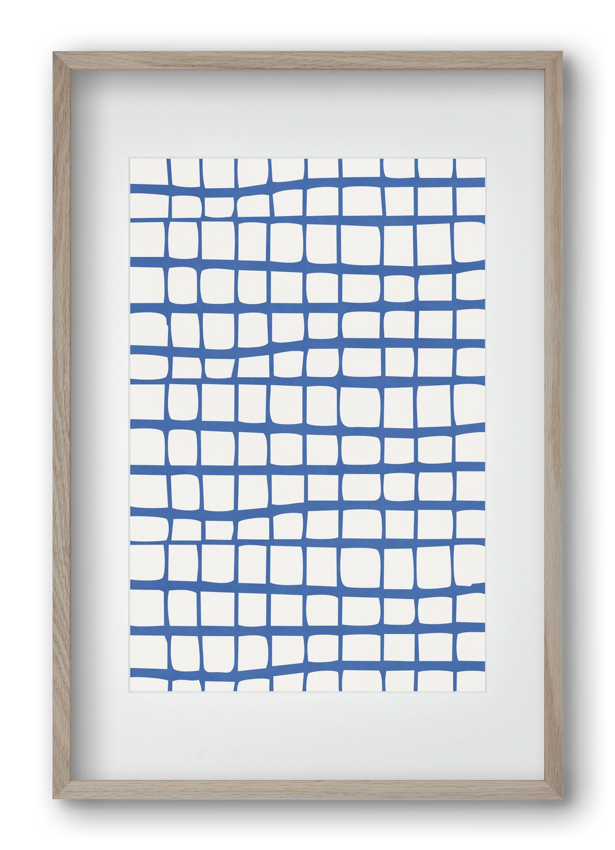 Organic Lines 03, 40x60 cm (30x45 cm), Tölgy keret, paszpartuval