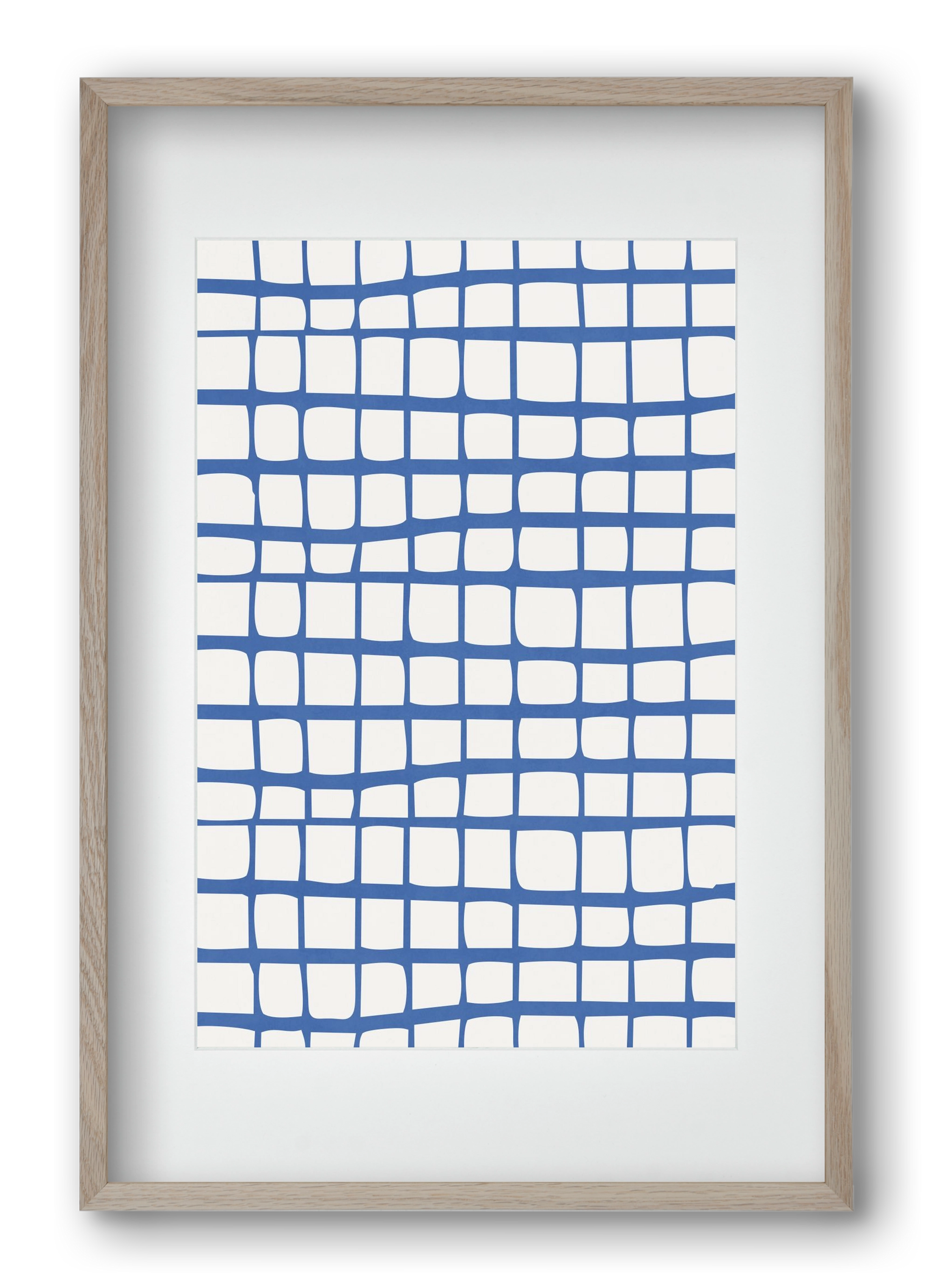 Organic Lines 03, 40x60 cm (30x45 cm), Tölgy keret, paszpartuval