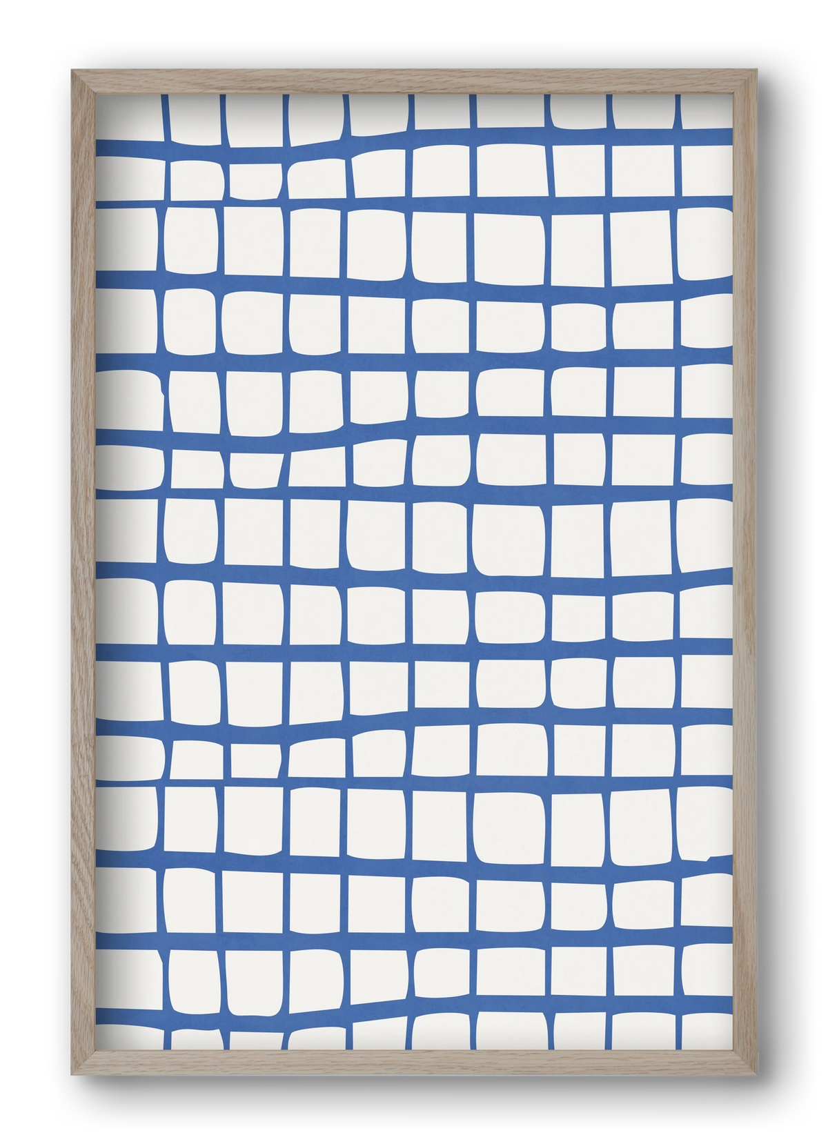 Organic Lines 03, 40x60 cm (40x60 cm), Tölgy keret