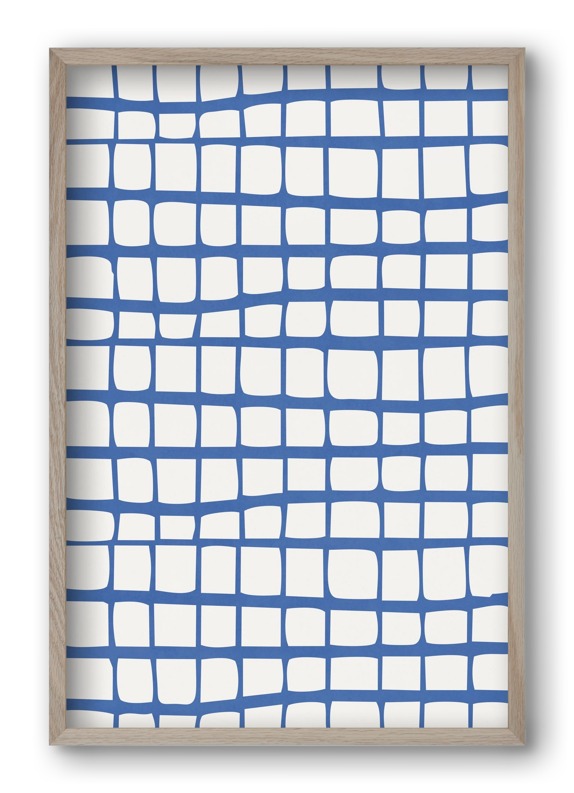 Organic Lines 03, 40x60 cm (40x60 cm), Tölgy keret