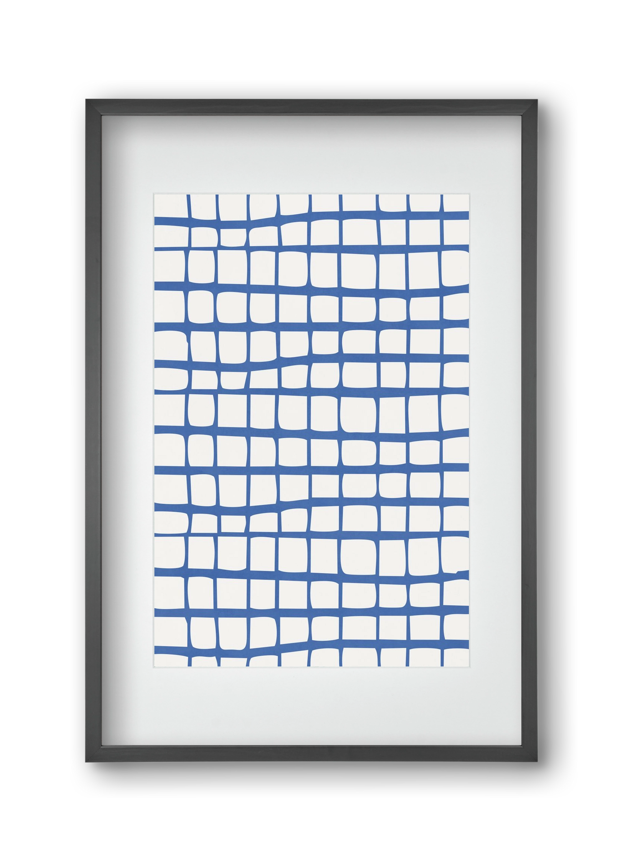 Organic Lines 03, 30x45 cm (20x30 cm), Fekete keret, paszpartuval