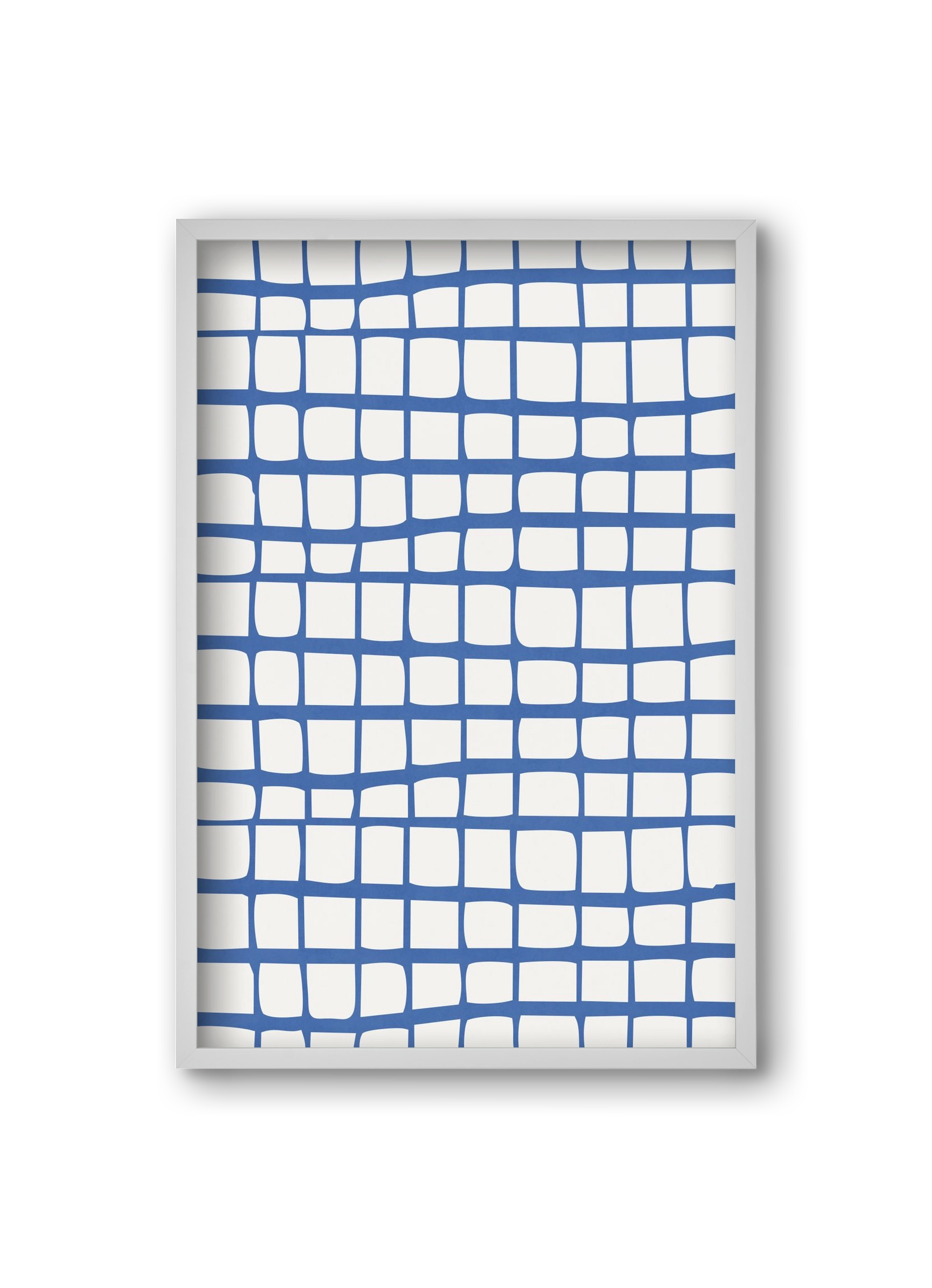 Organic Lines 03, 20x30 cm (20x30 cm), Fehér keret