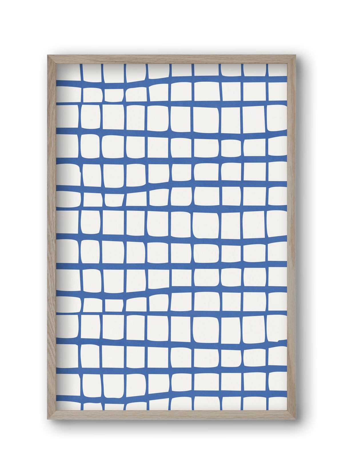 Organic Lines 03, 30x45 cm (30x45 cm), Tölgy keret