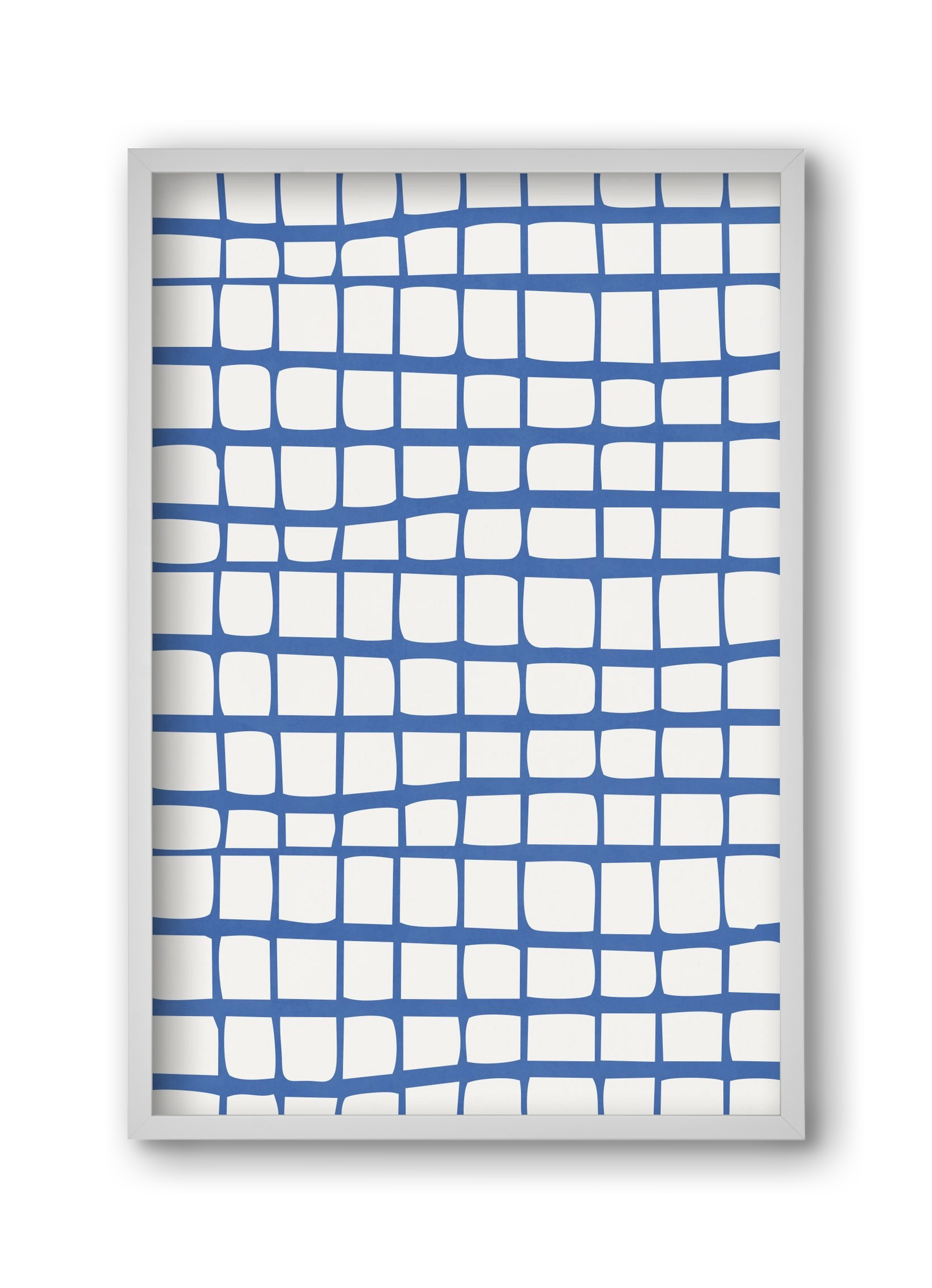 Organic Lines 03, 30x45 cm (30x45 cm), Fehér keret