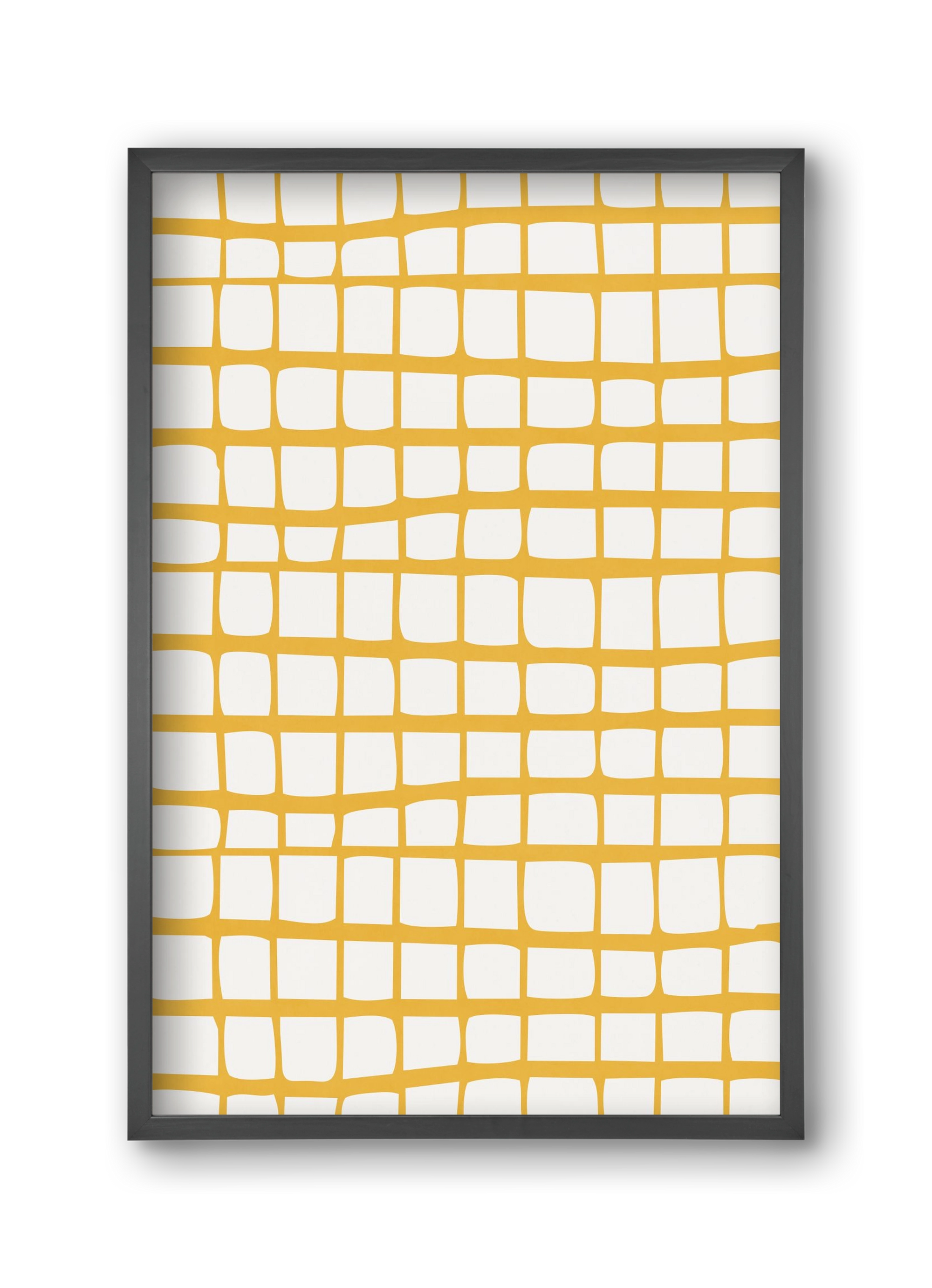 Organic Lines 04, 30x45 cm (30x45 cm), Fekete keret