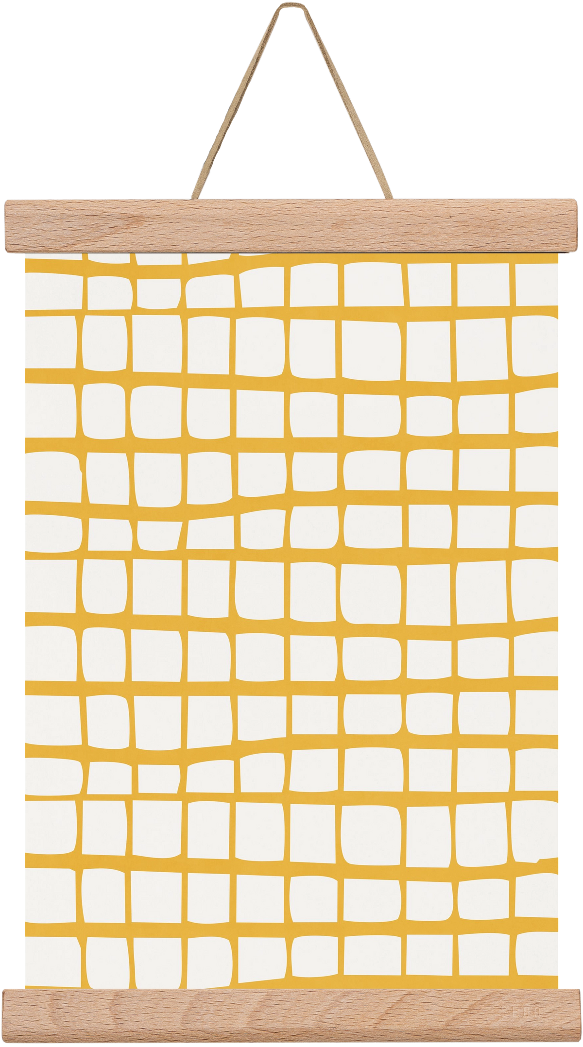 Organic Lines 04, 20x30 cm (20x30 cm), Tölgy akasztó