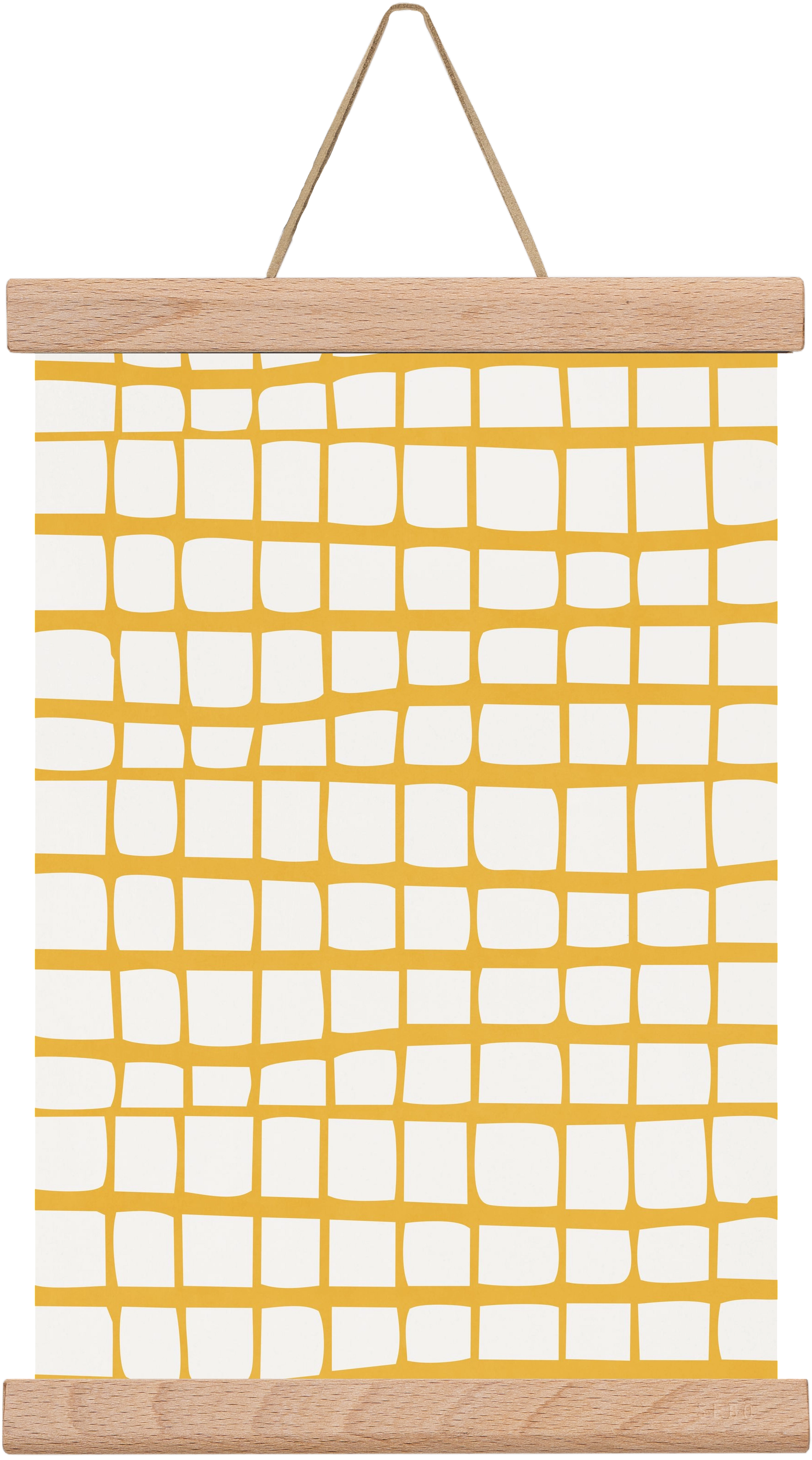 Organic Lines 04, 20x30 cm (20x30 cm), Tölgy akasztó